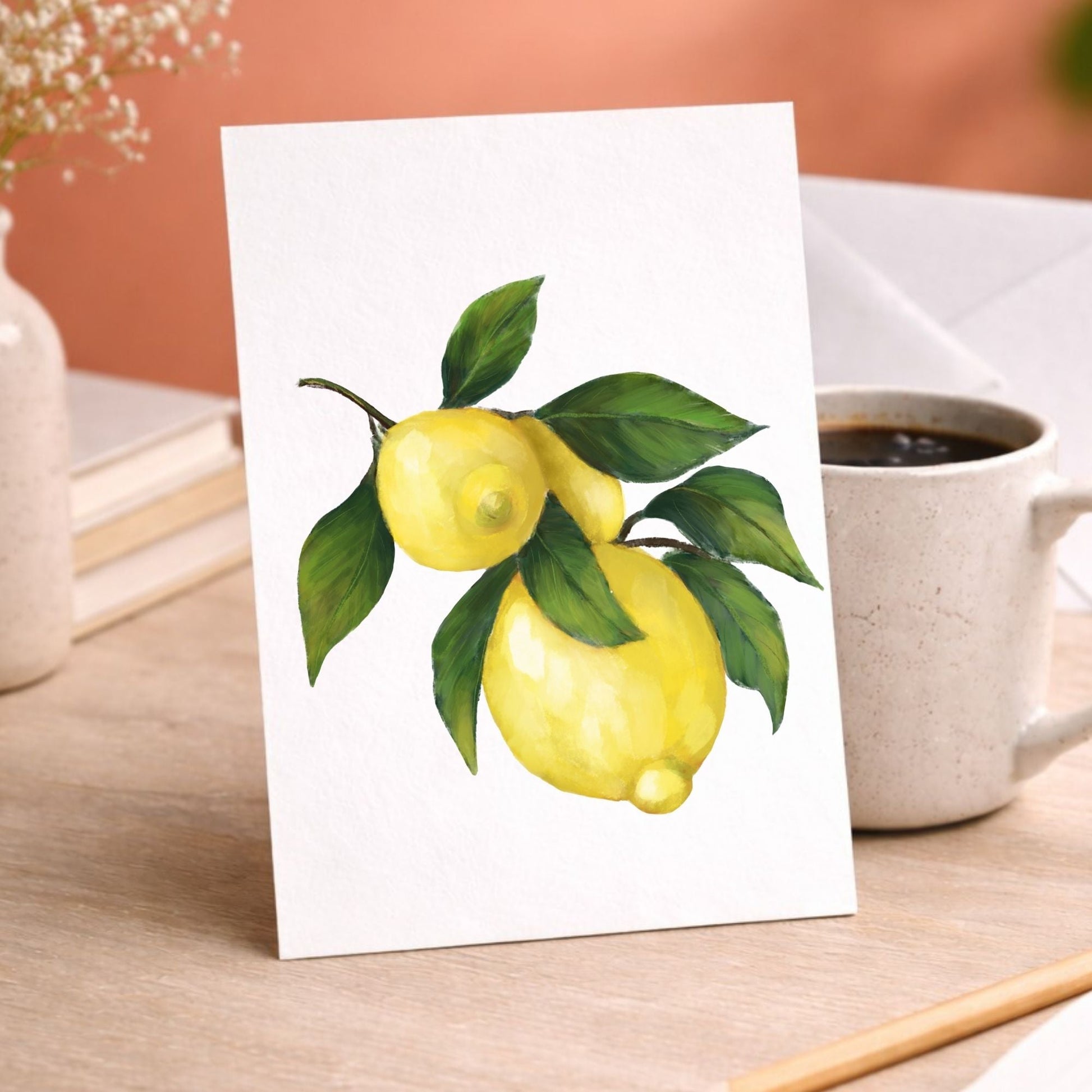 Lemon Postcard - MerikaArt
