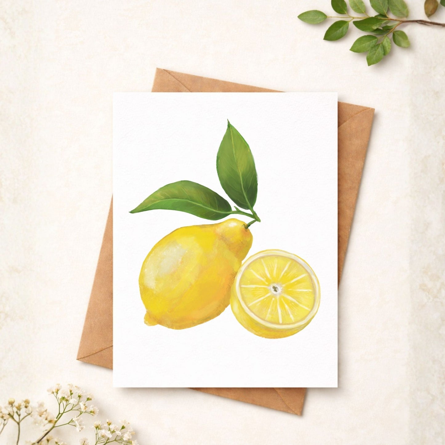 Lemon Postcard - MerikaArt