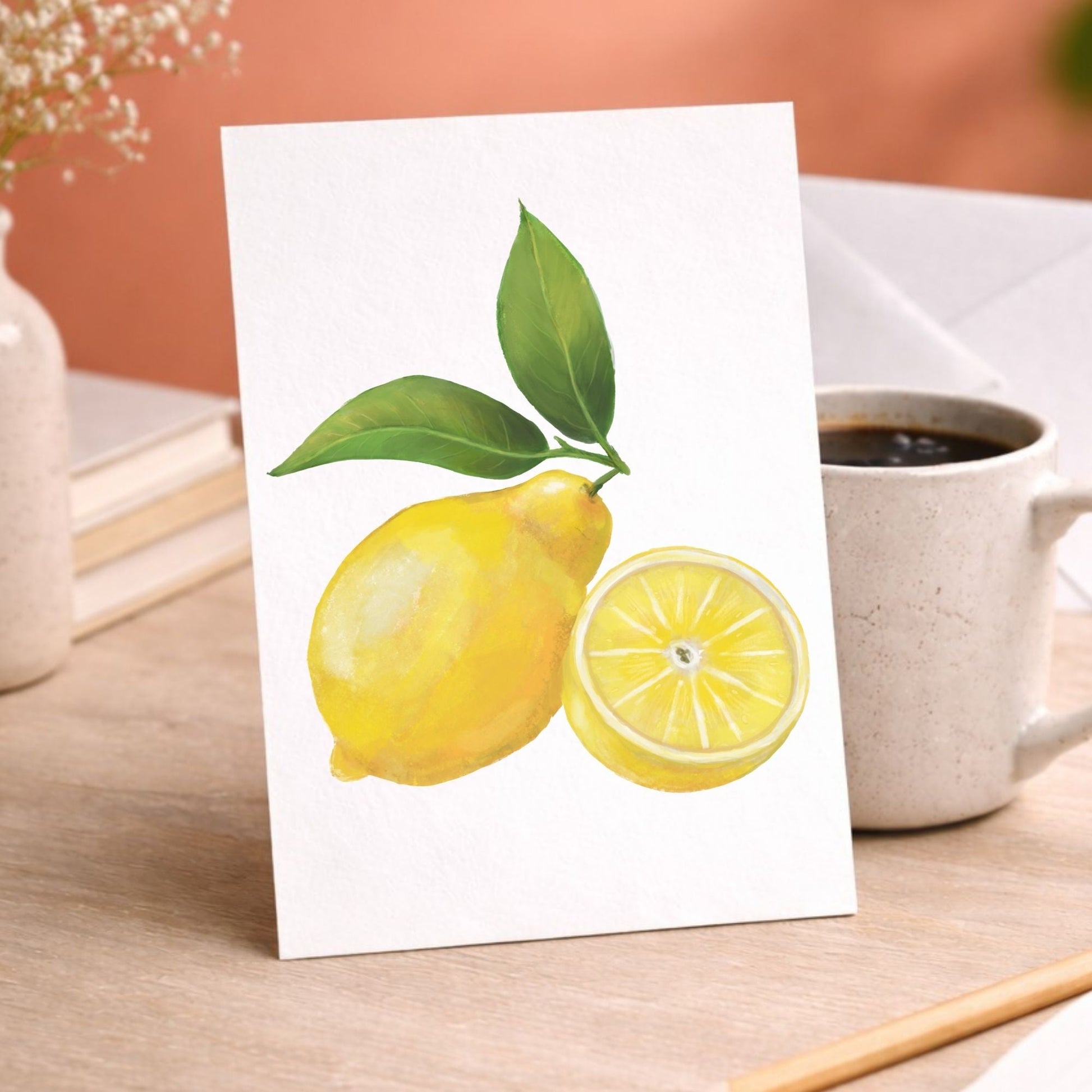 Lemon Postcard - MerikaArt