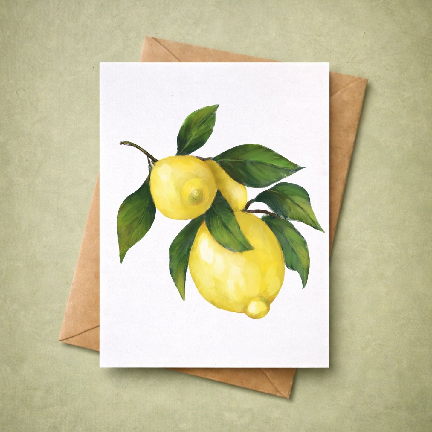 Lemon Postcard - MerikaArt