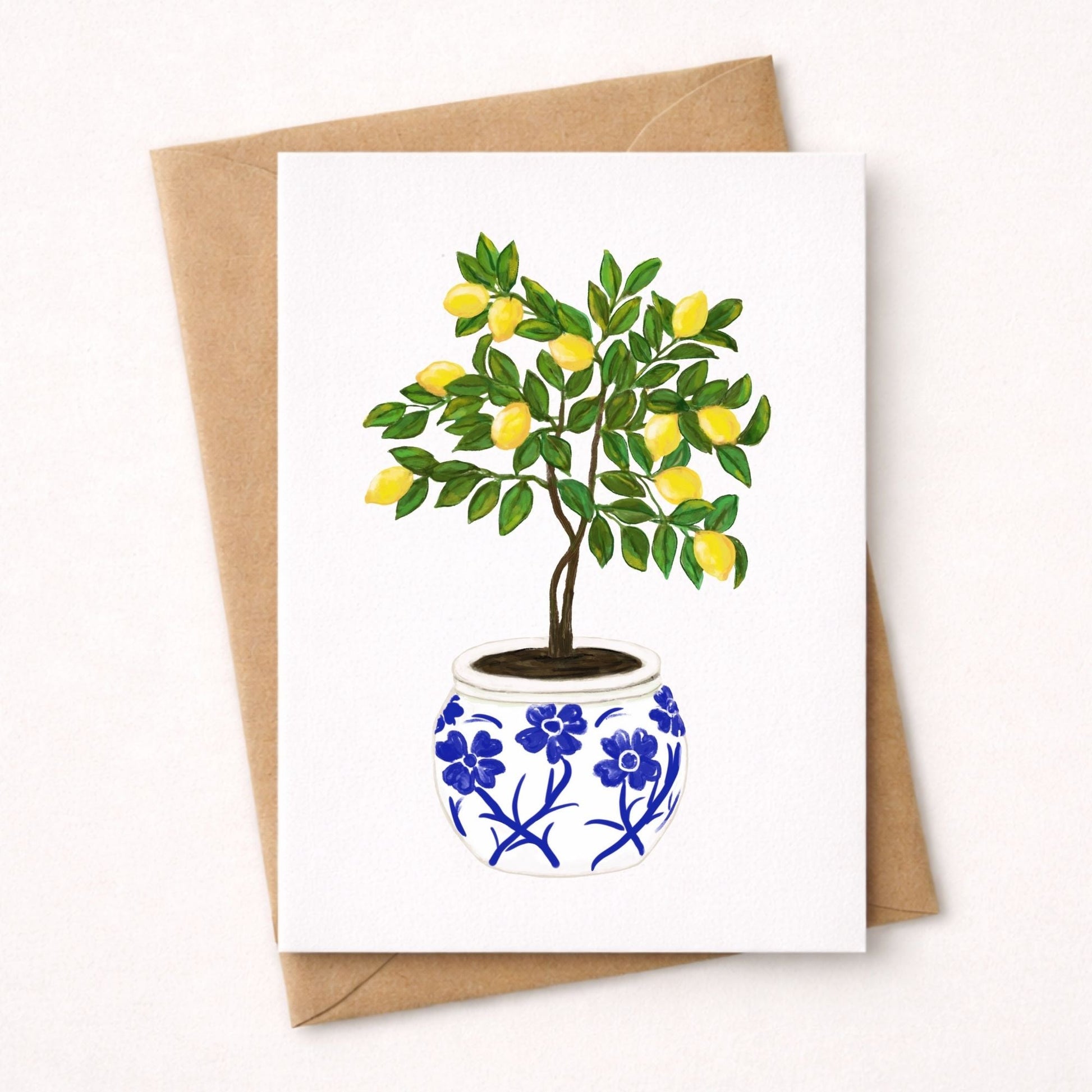 Lemon Tree Postcard - MerikaArt
