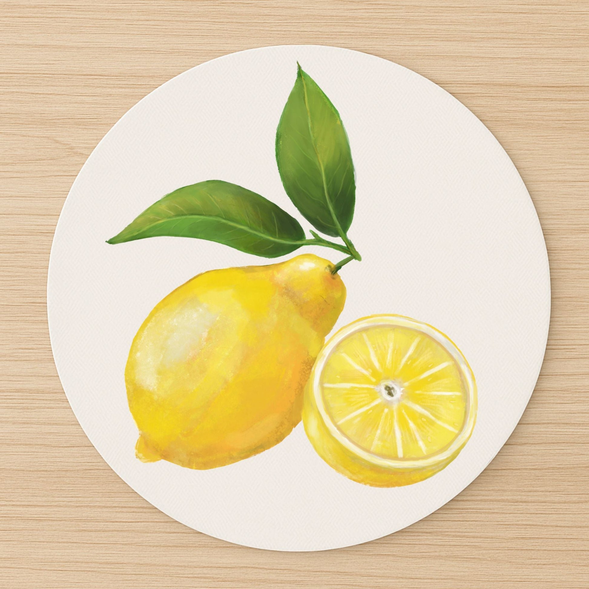 Lemon Vinyl Mousepad - MerikaArt