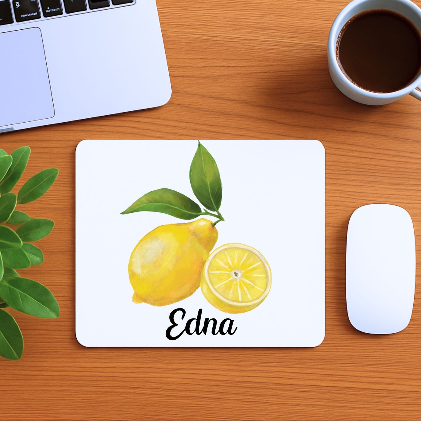 Lemon Vinyl Mousepad - MerikaArt