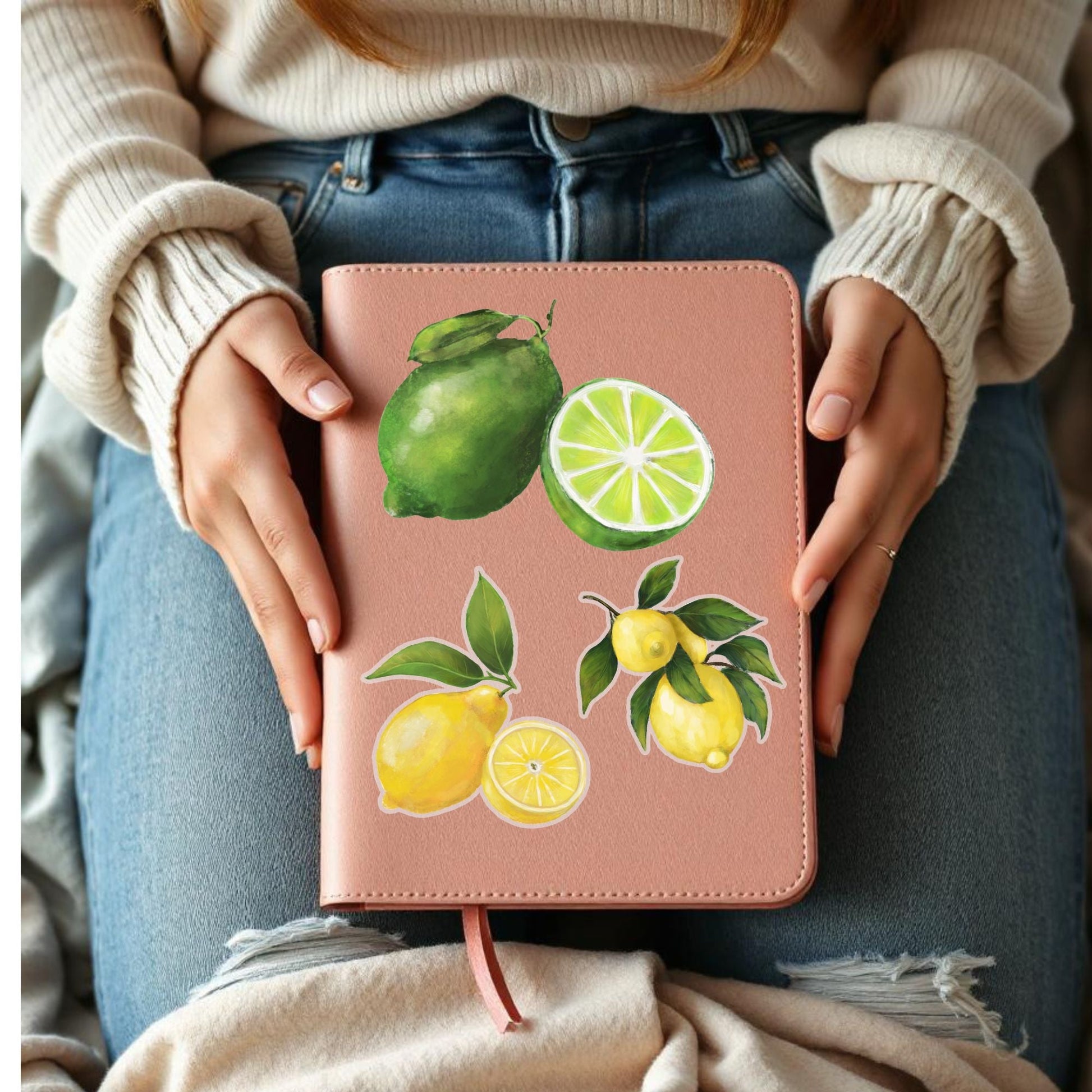 Lime Fruit Vinyl Sticker - MerikaArt