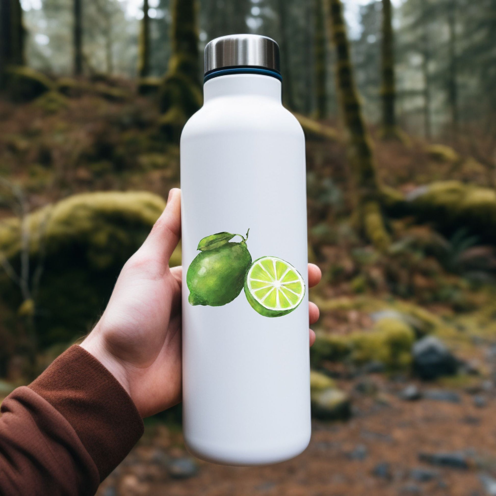 Lime Fruit Vinyl Sticker - MerikaArt