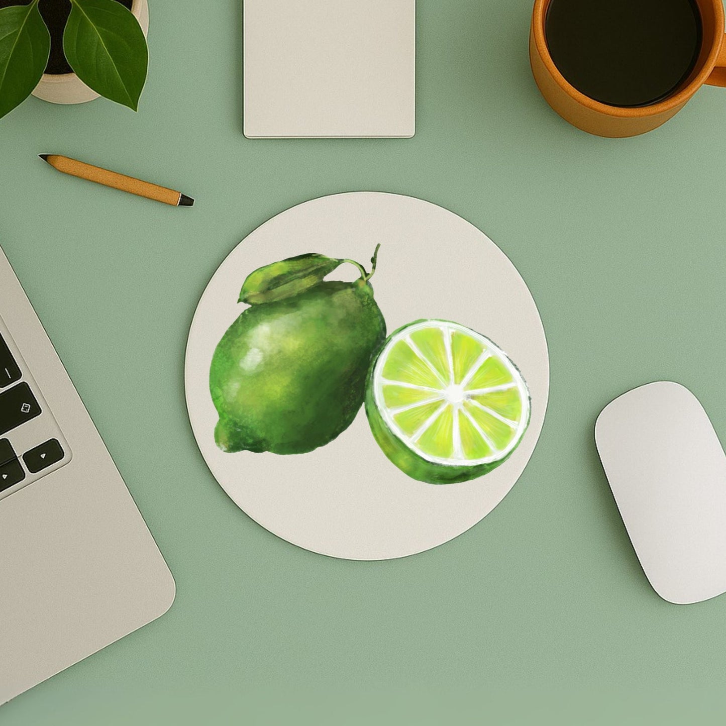 Lime Mousepad - MerikaArt