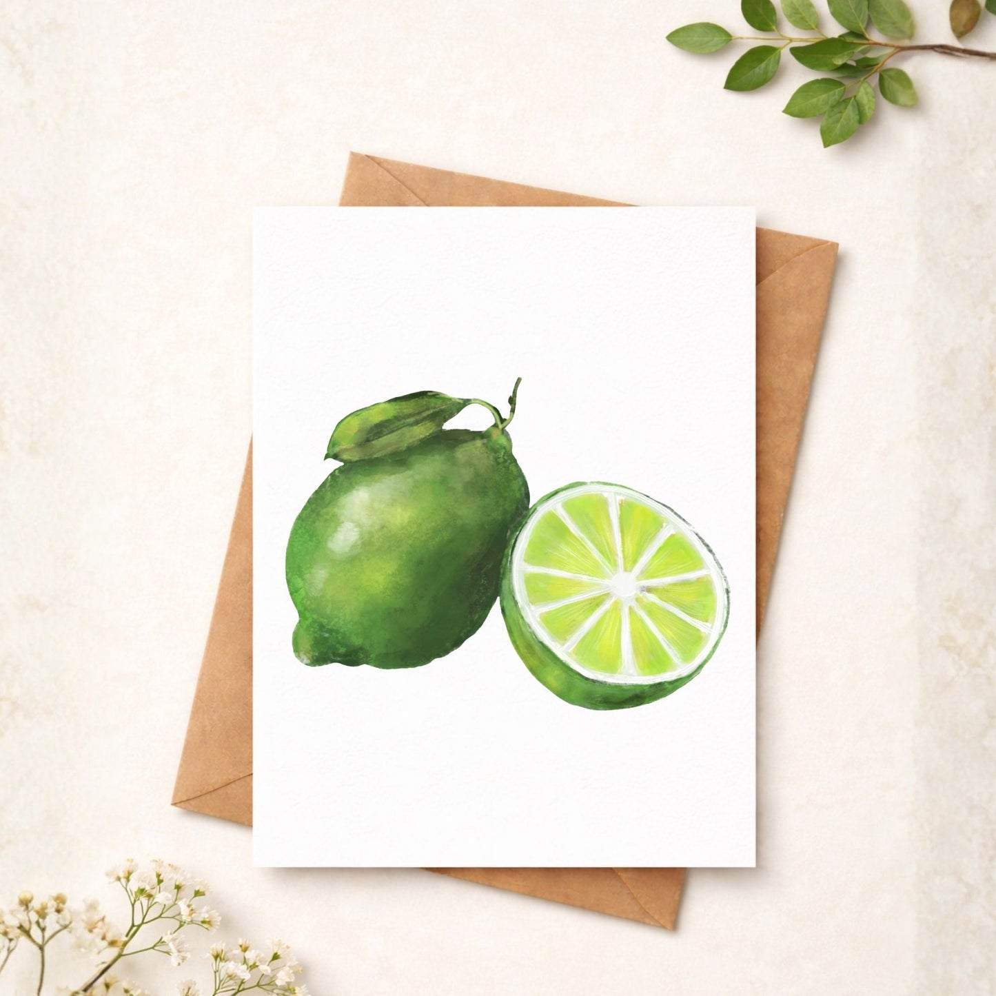 Lime Postcard - MerikaArt