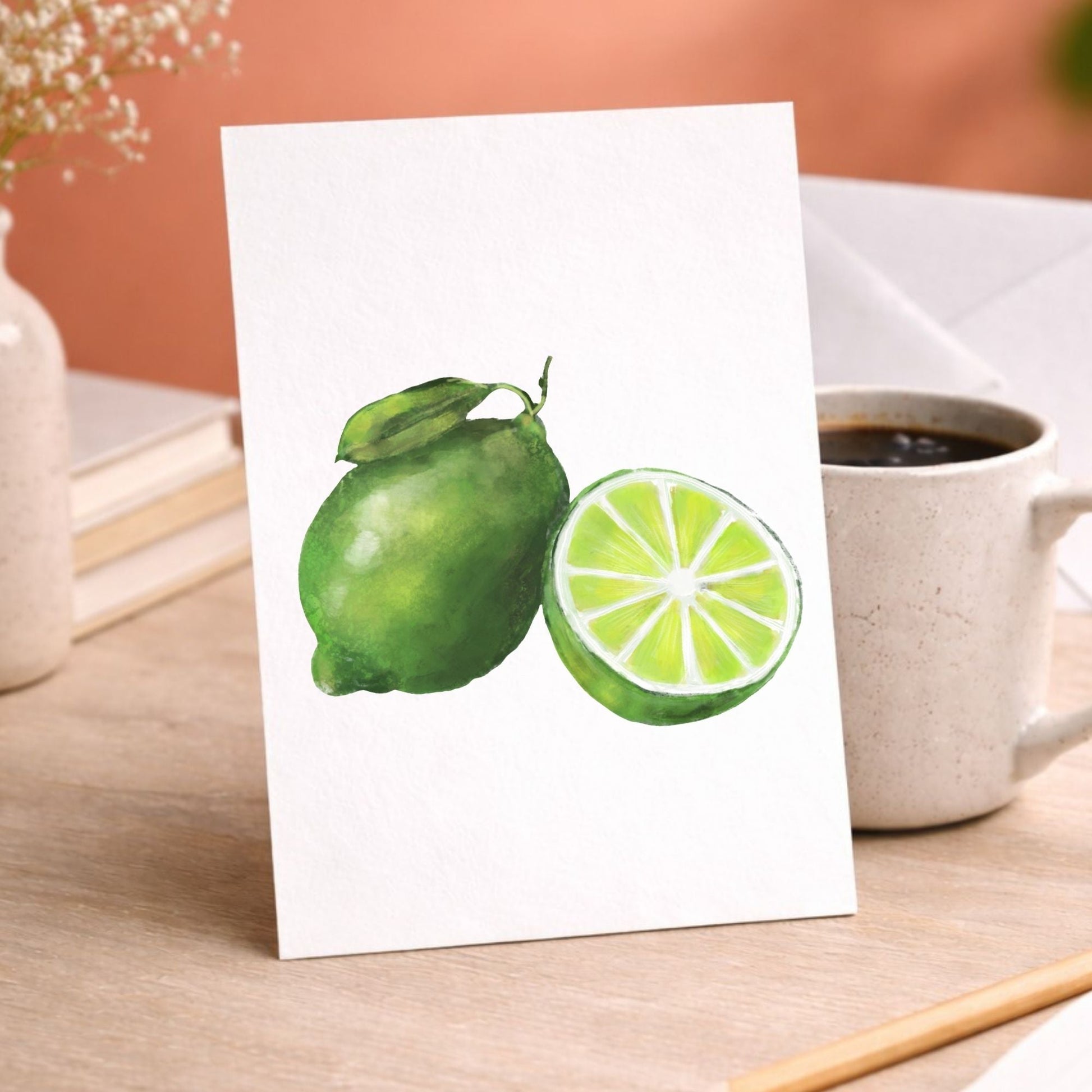 Lime Postcard - MerikaArt