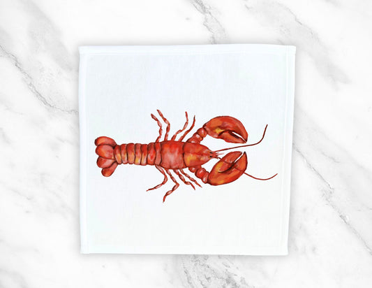 Lobster Washcloth - MerikaArt