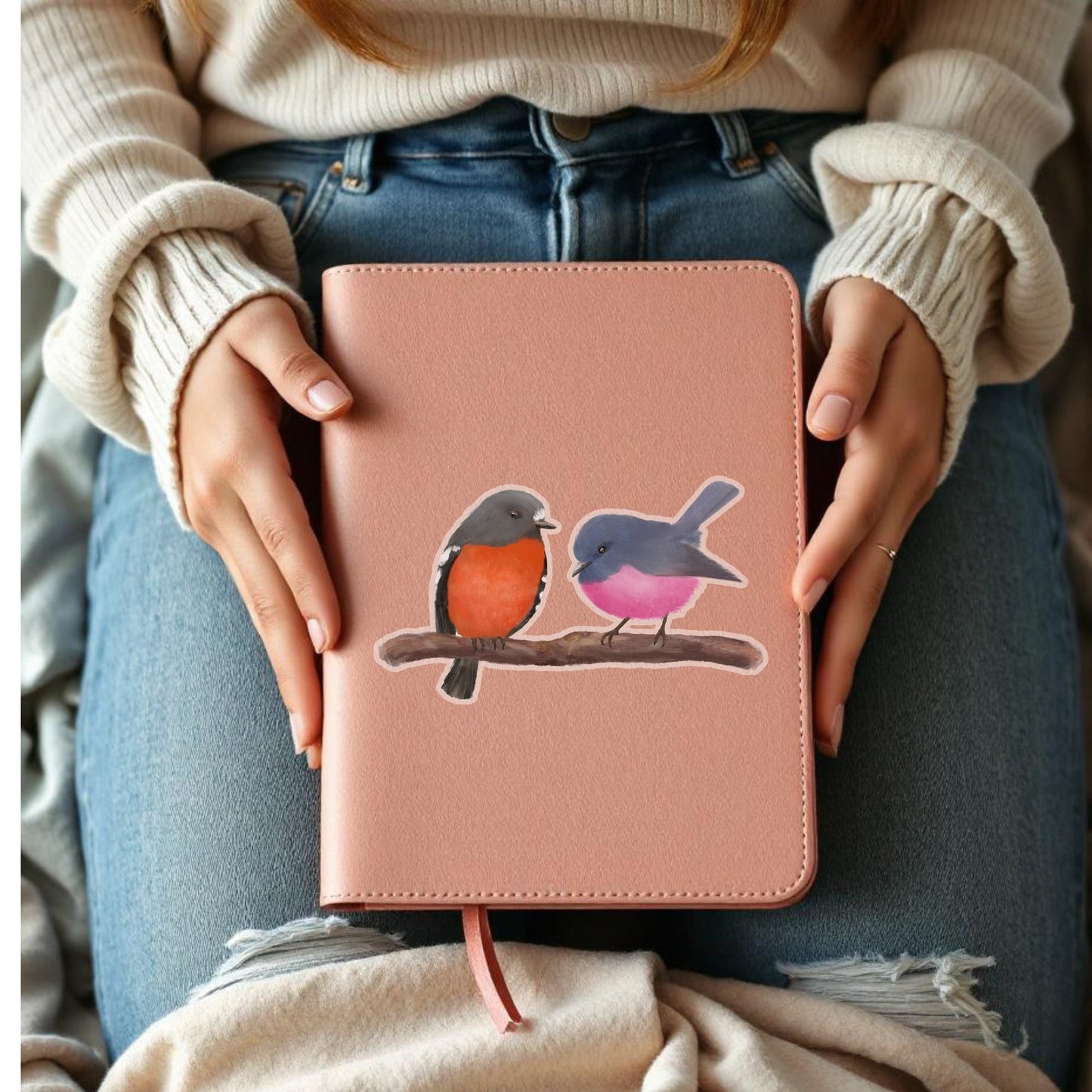 Love Birds Sticker - MerikaArt