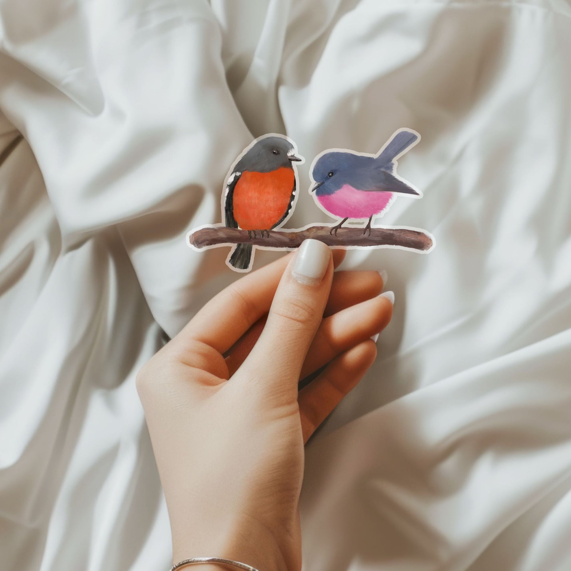 Love Birds Sticker - MerikaArt