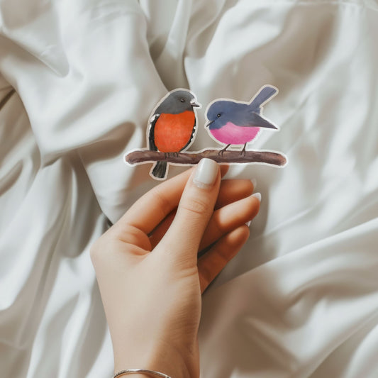 Love Birds Sticker - MerikaArt