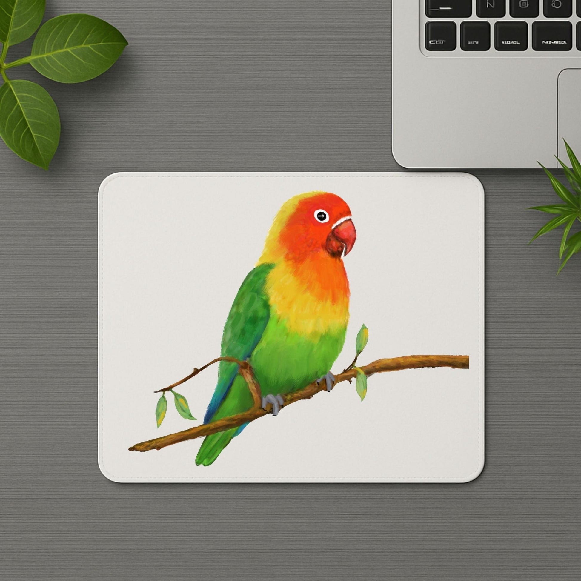 Lovebird Mousepad - MerikaArt