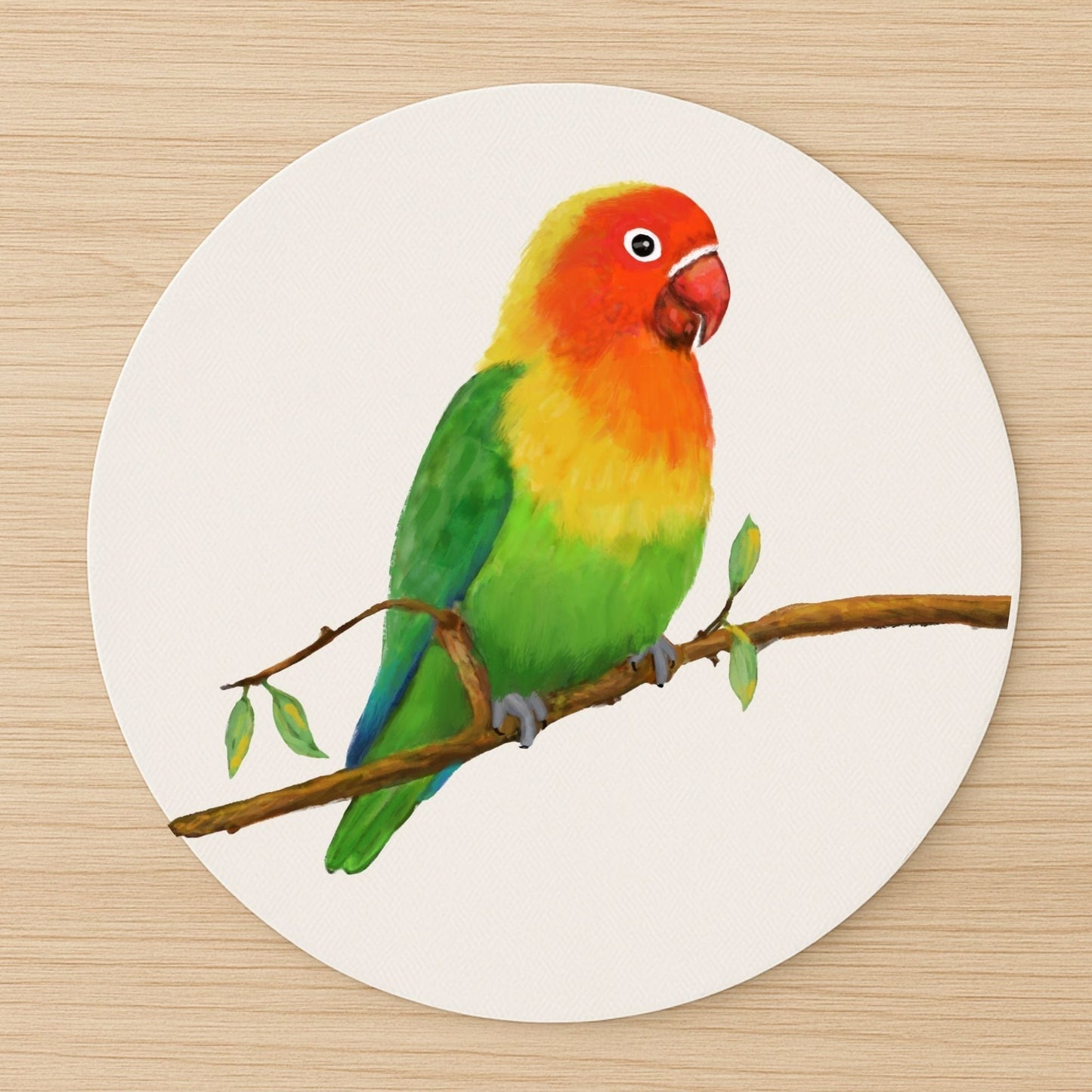 Lovebird Mousepad - MerikaArt