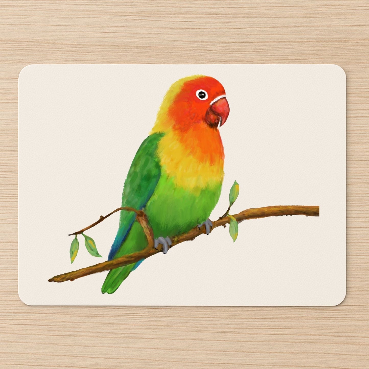 Lovebird Mousepad - MerikaArt