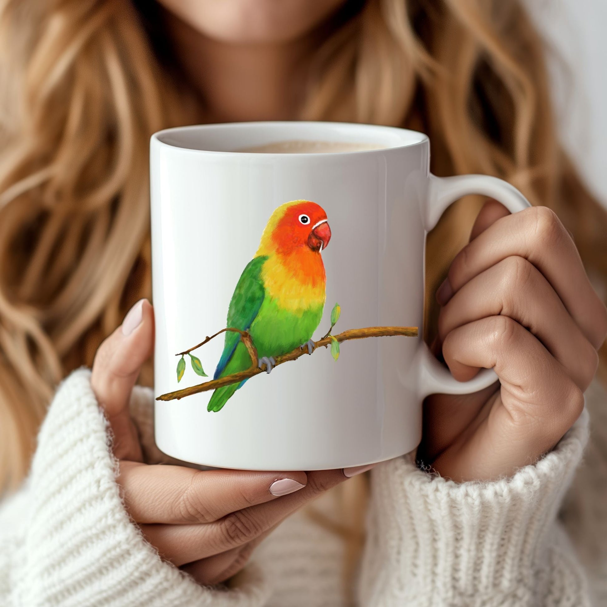 Lovebird Mug - MerikaArt