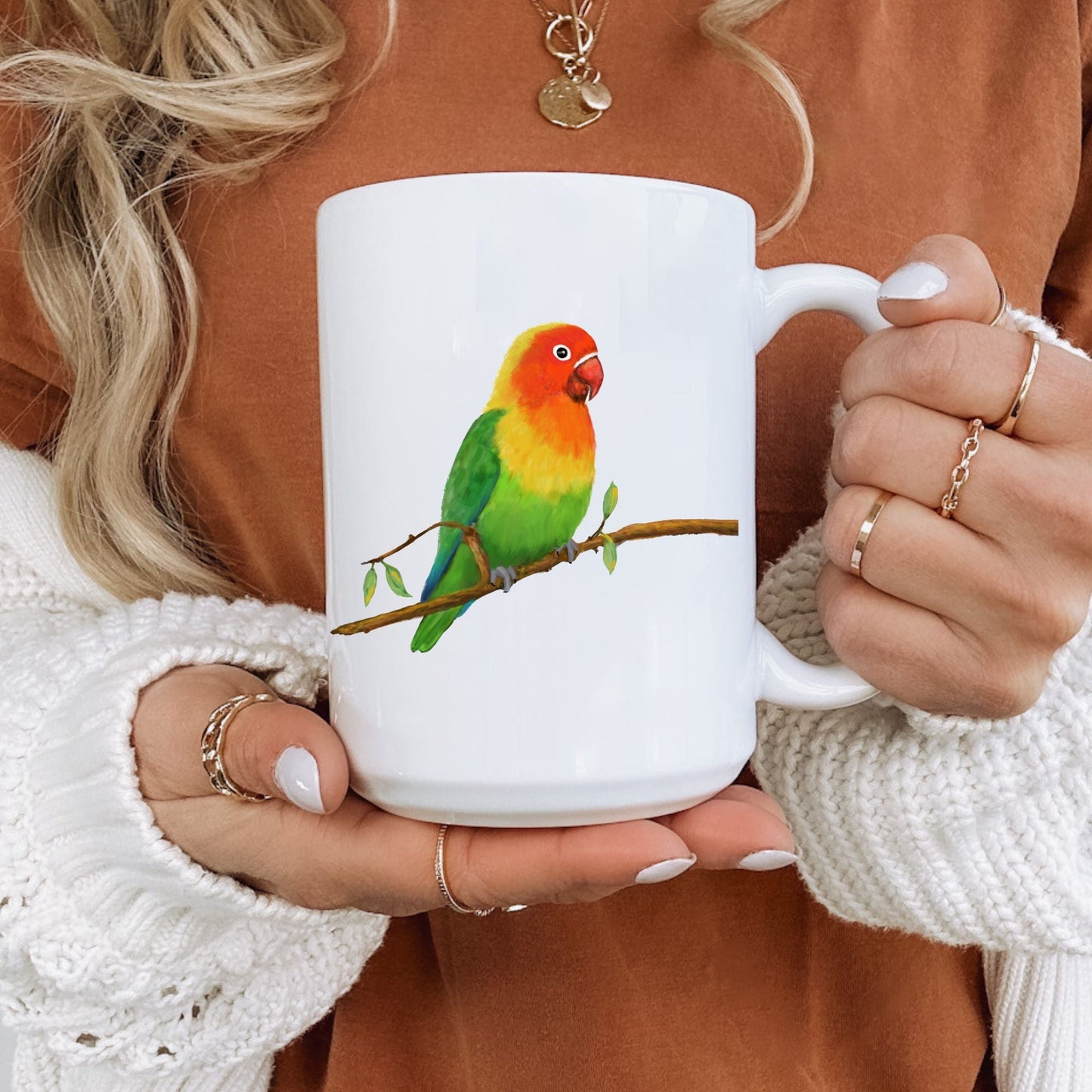 Lovebird Mug - MerikaArt