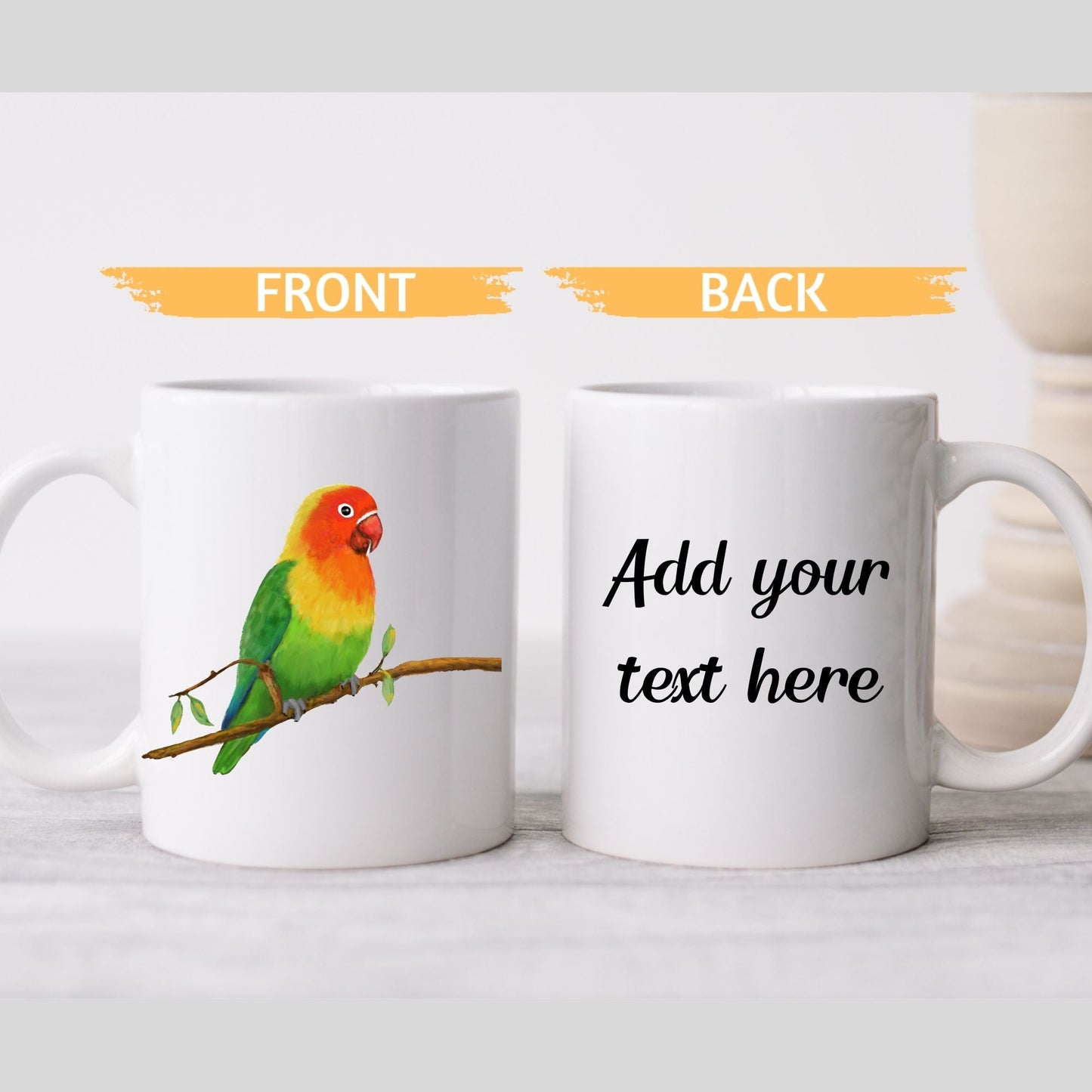 Lovebird Mug - MerikaArt