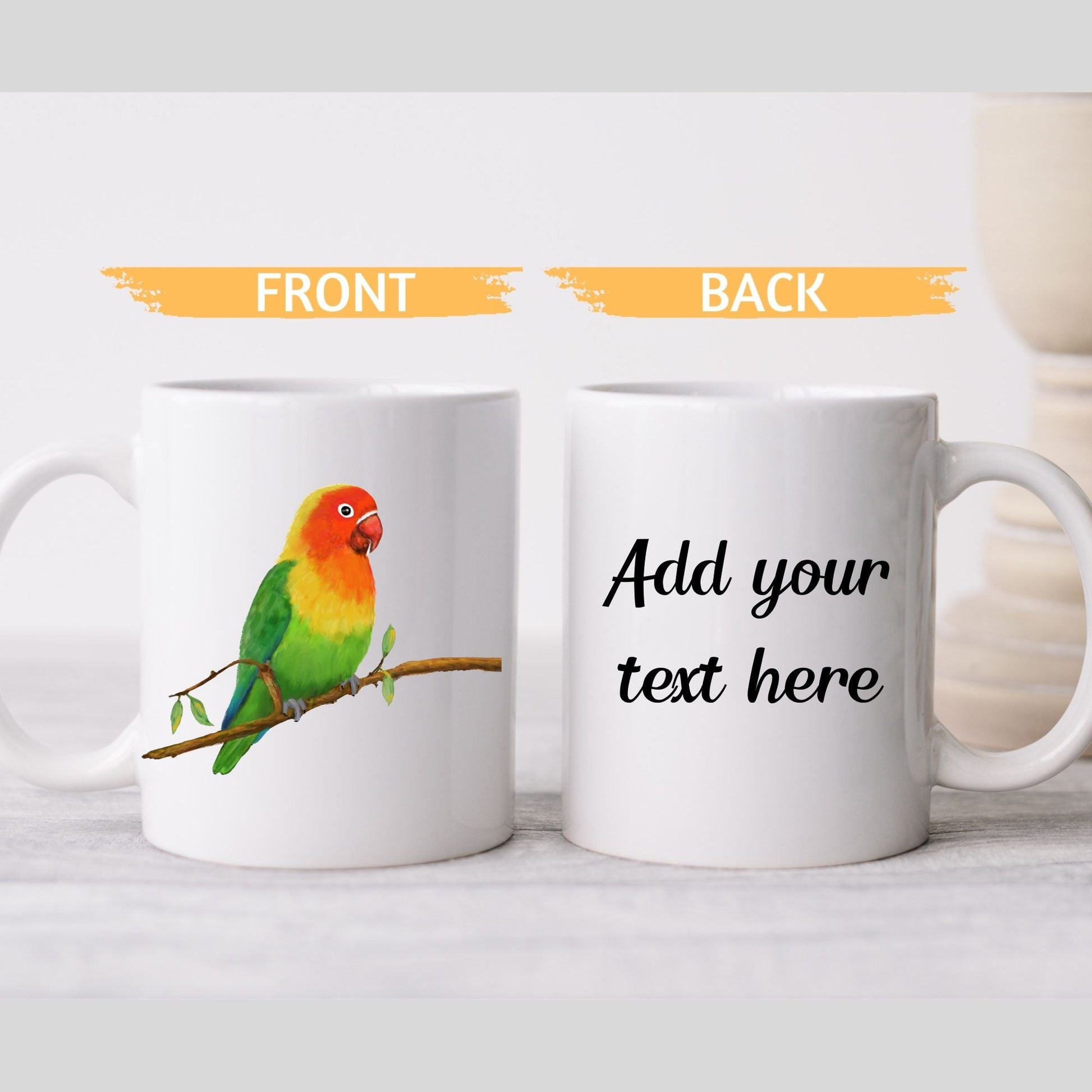 Lovebird Mug - MerikaArt