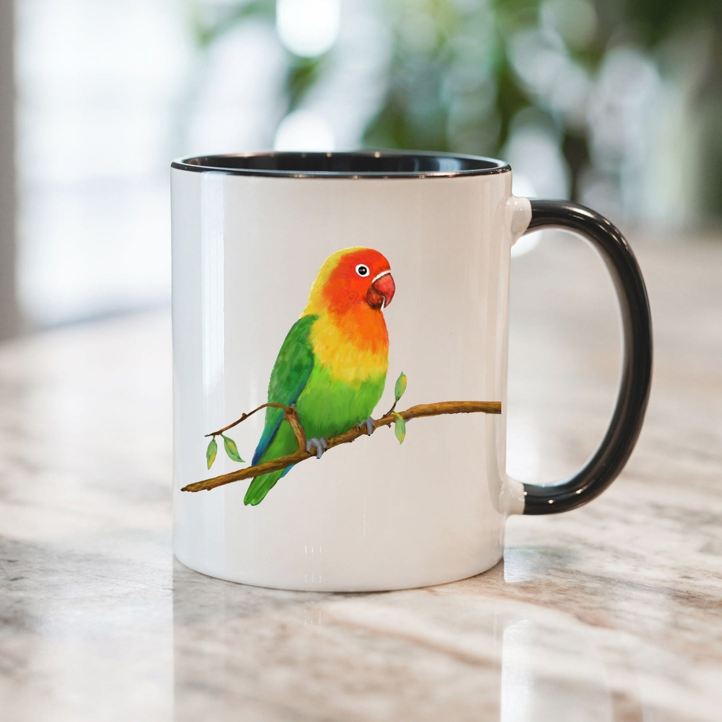 Lovebird Mug - MerikaArt