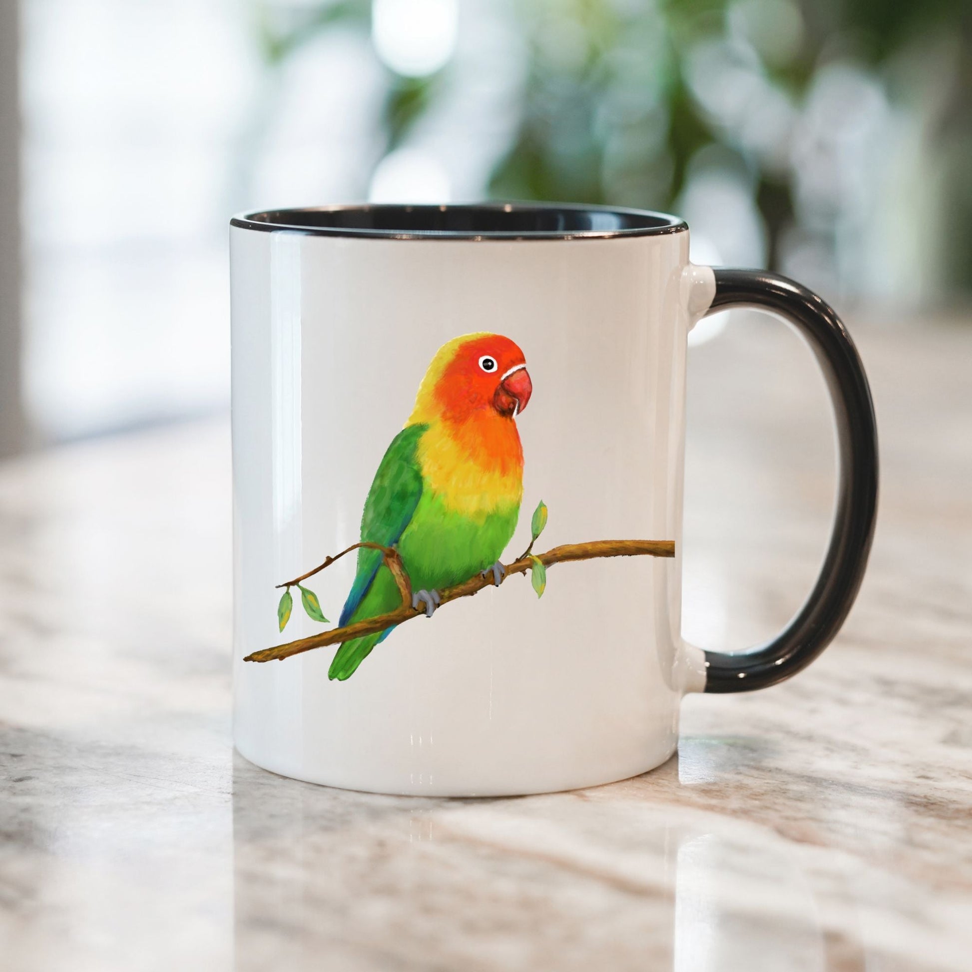 Lovebird Mug - MerikaArt