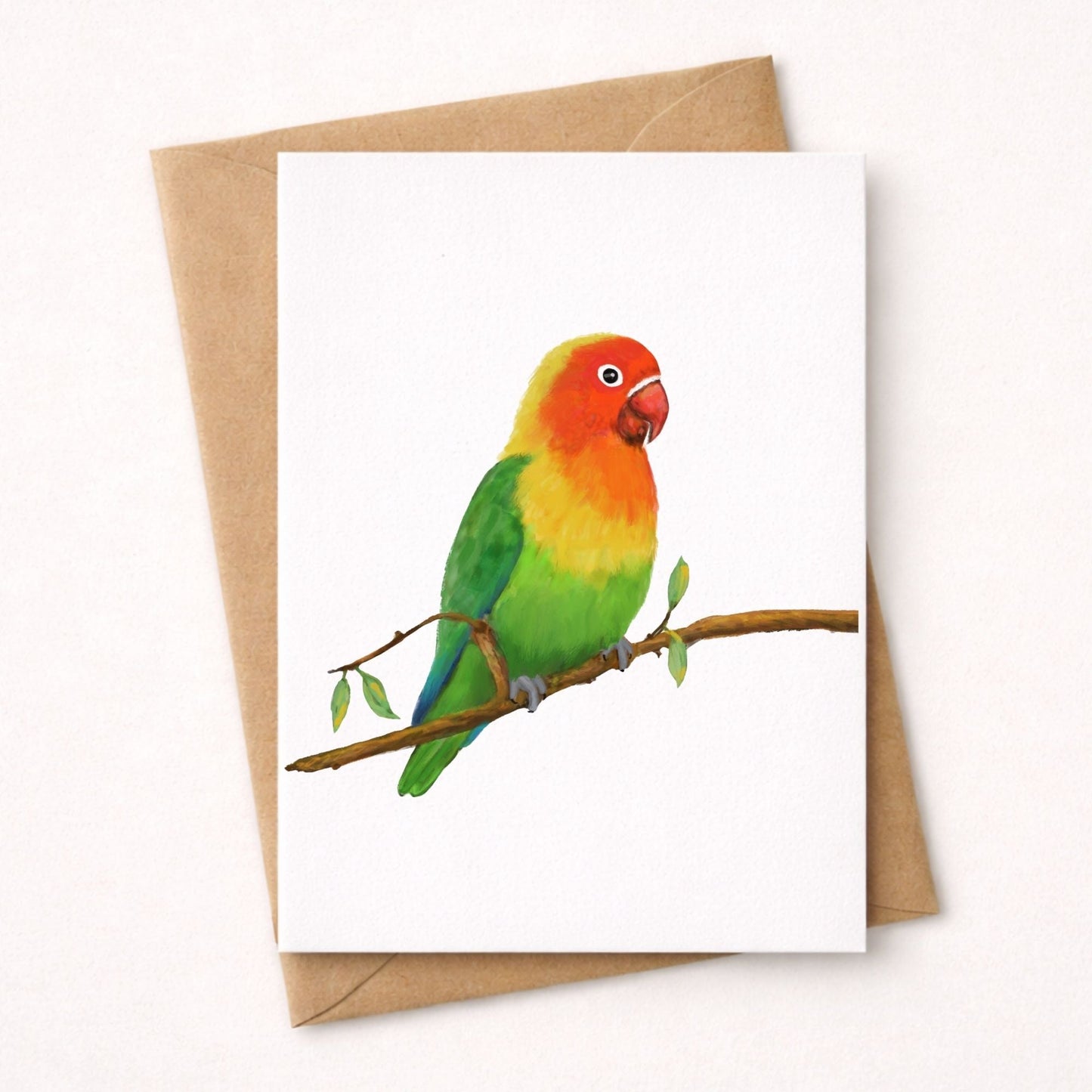 Lovebird Postcard - MerikaArt