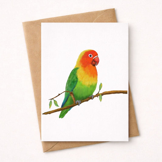 Lovebird Postcard - MerikaArt