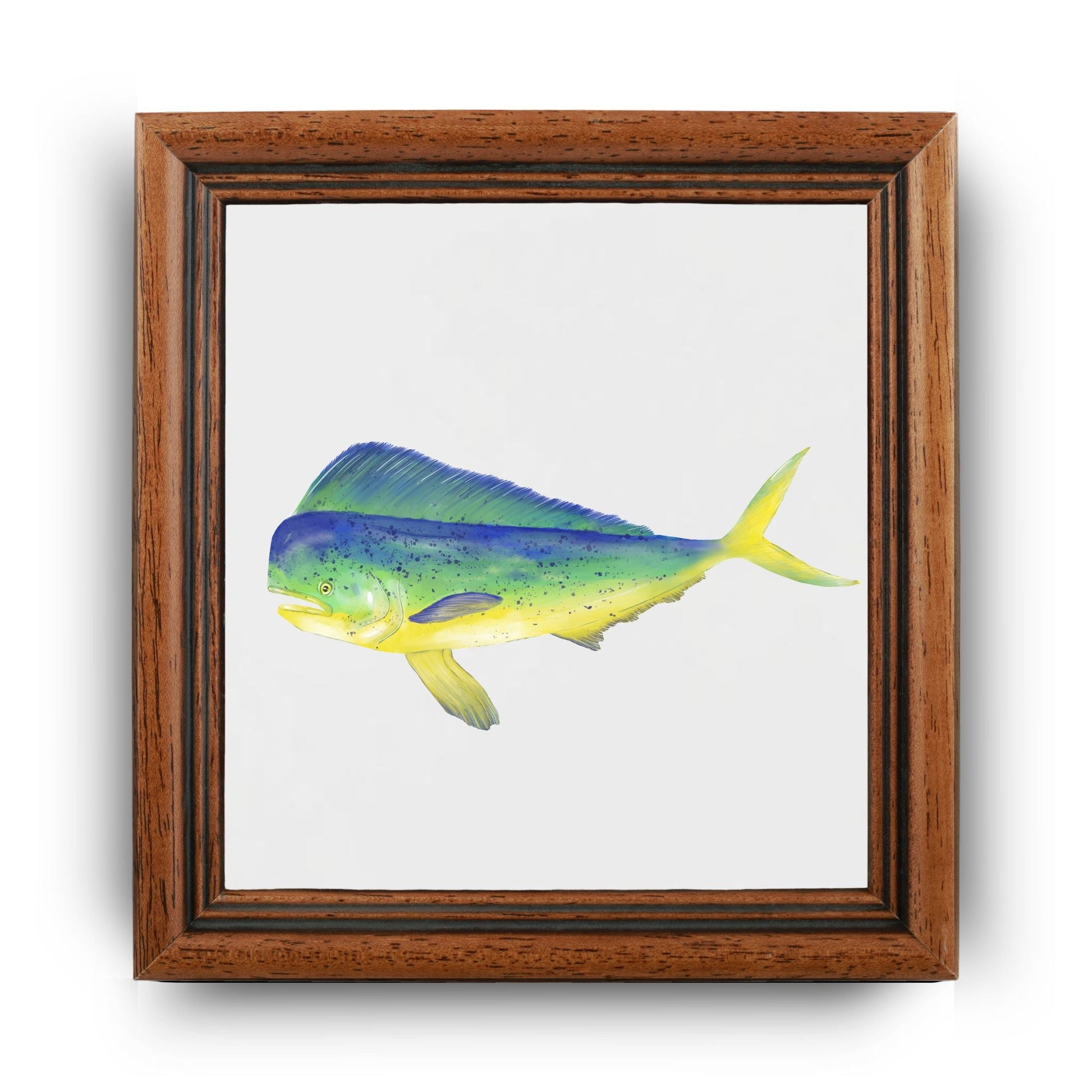 Mahi - Mahi Ceramic Tile – Handcrafted Coastal Fishing Decor - MerikaArt