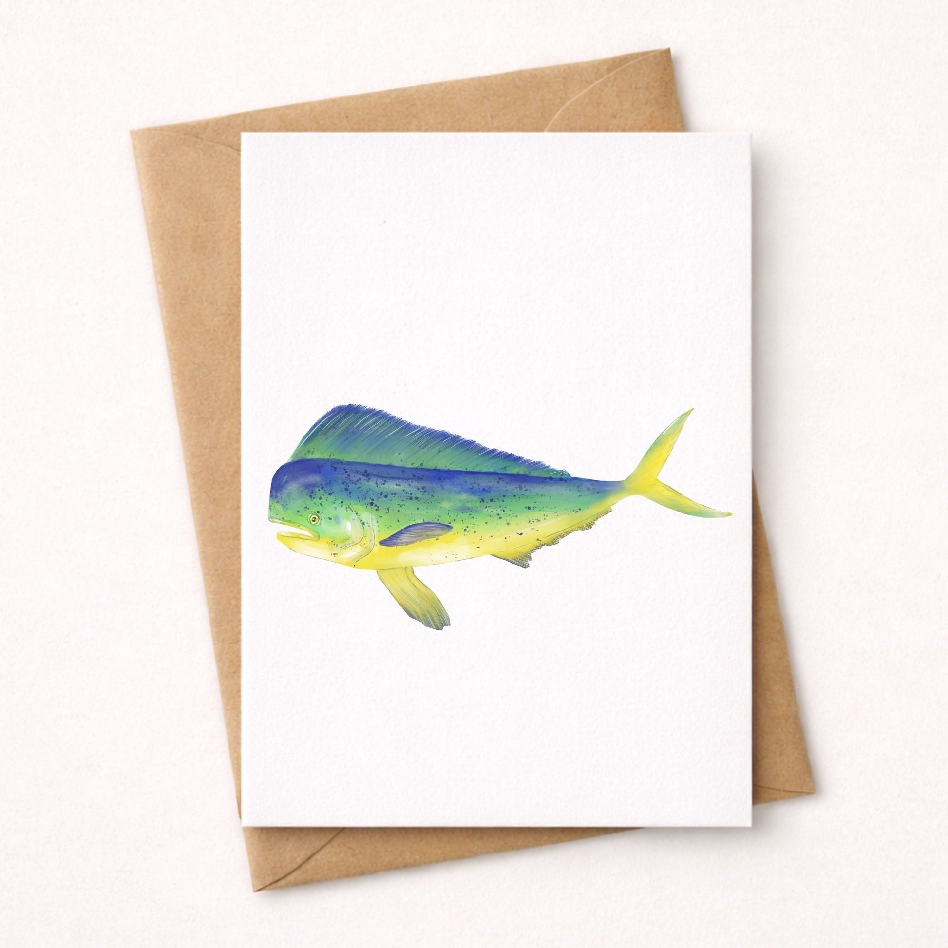 Mahi Mahi Fish Postcard - MerikaArt
