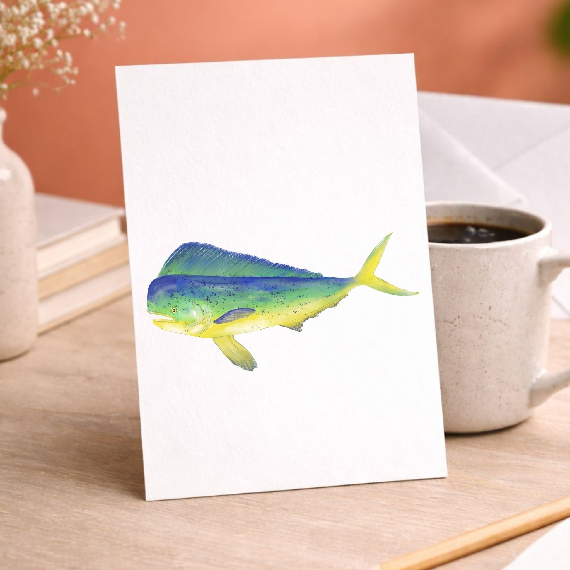 Mahi Mahi Fish Postcard - MerikaArt