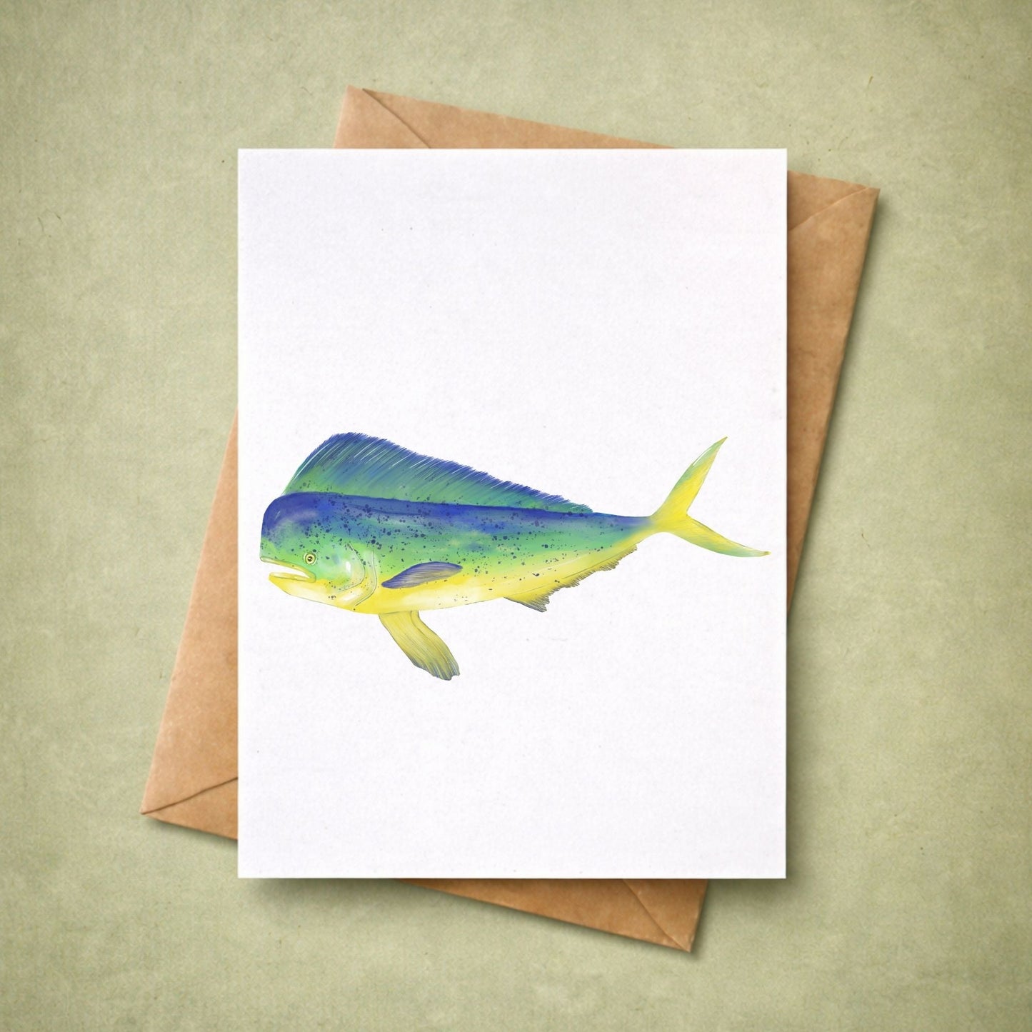 Mahi Mahi Fish Postcard - MerikaArt
