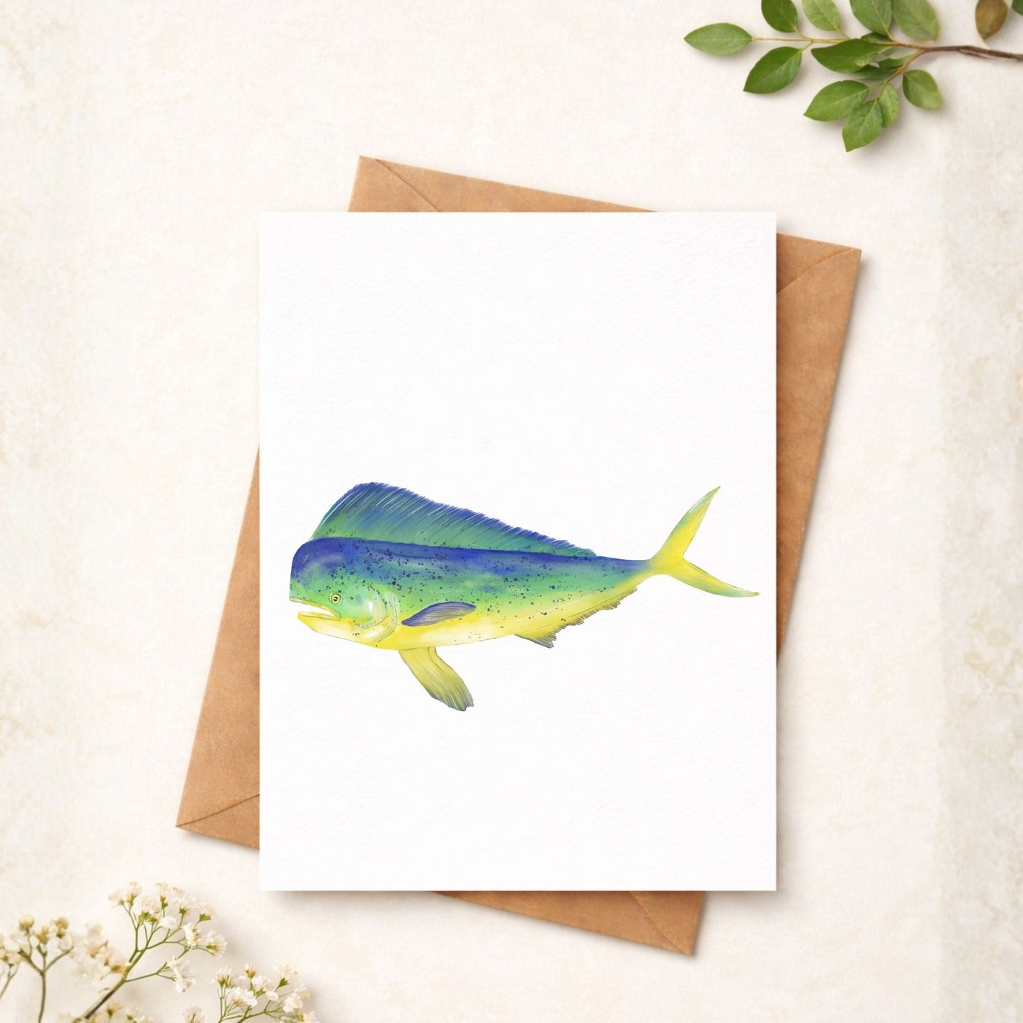 Mahi Mahi Fish Postcard - MerikaArt