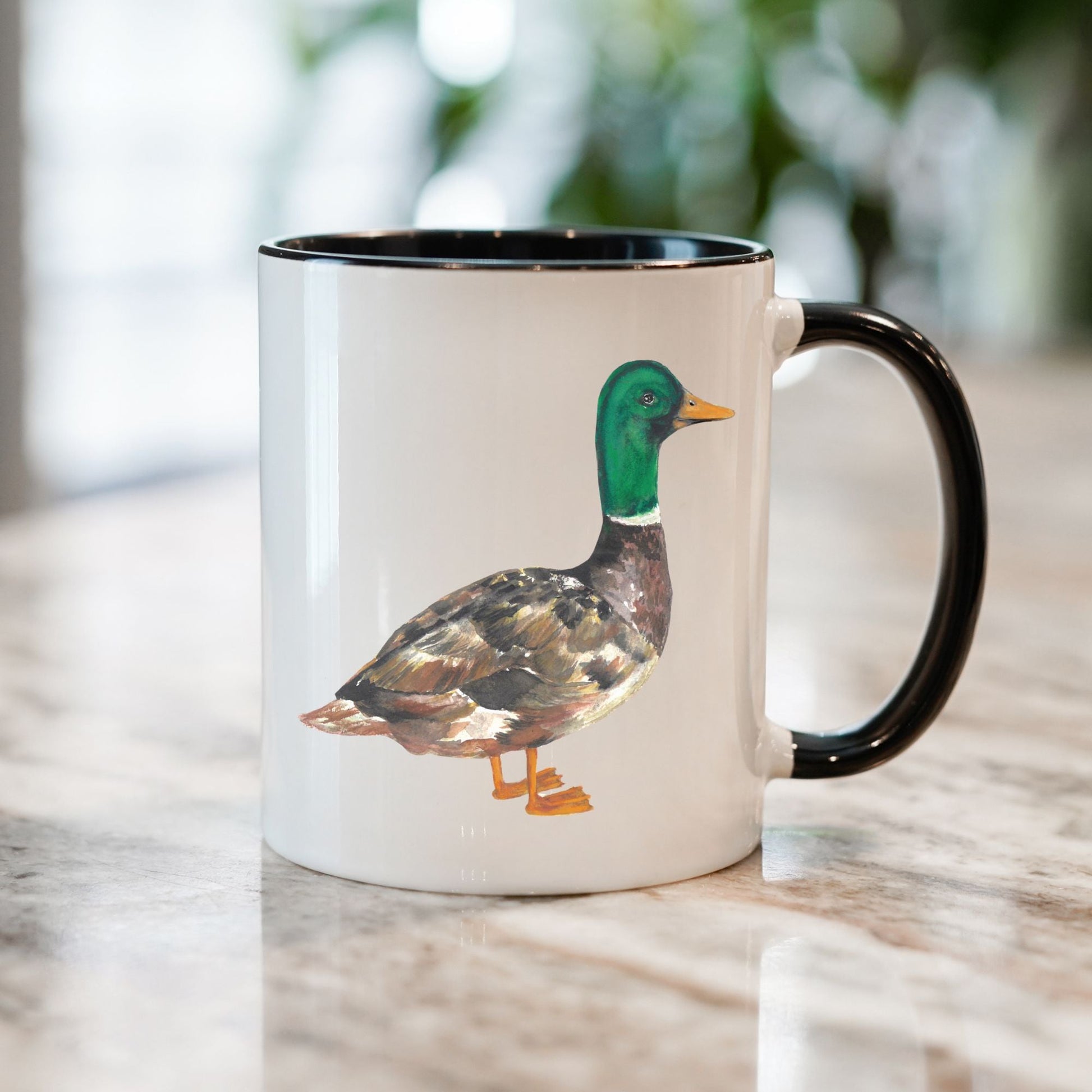 Mallard Duck Ceramic Coffee Mug - MerikaArt