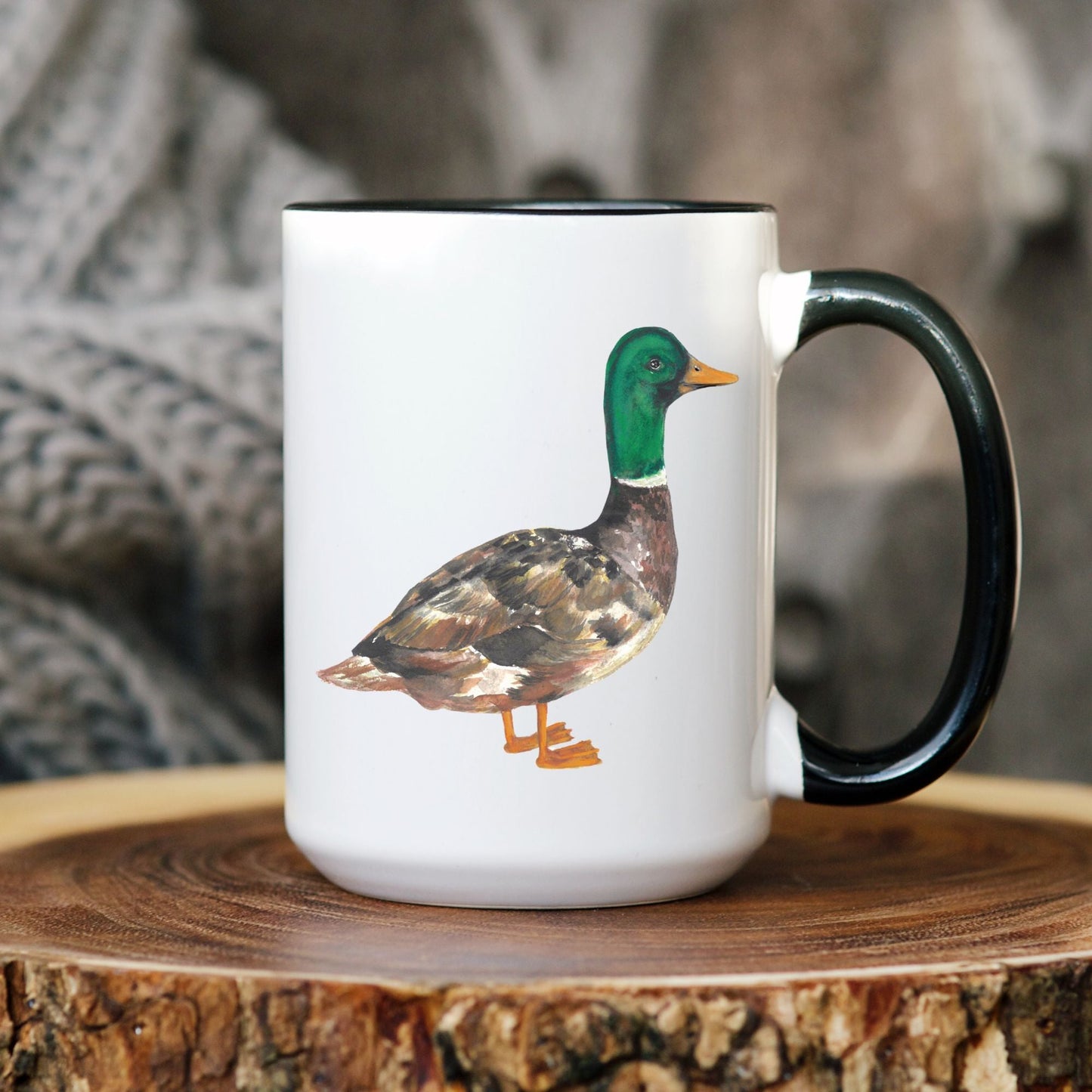 Mallard Duck Ceramic Coffee Mug - MerikaArt