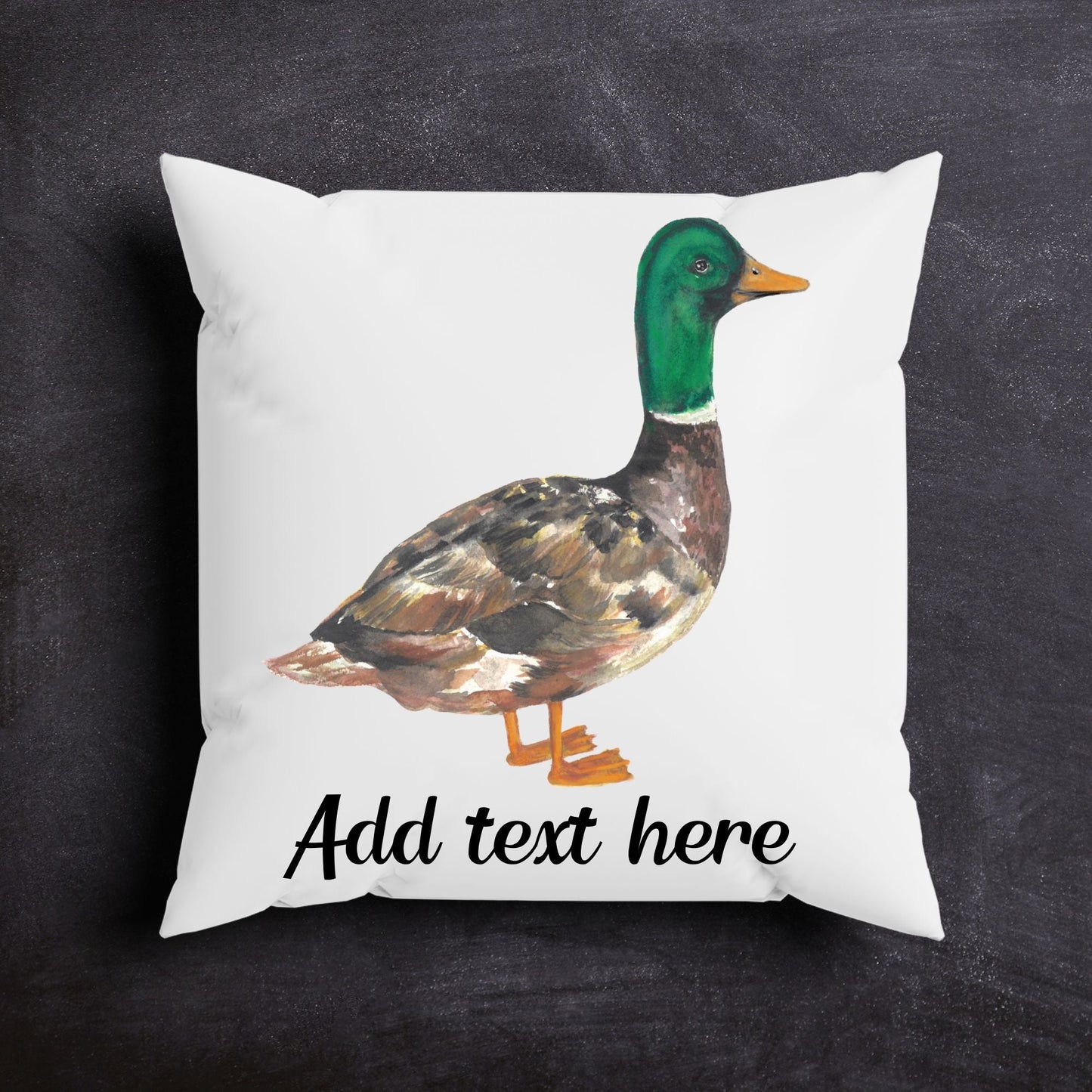 Mallard Duck Pillow - MerikaArt