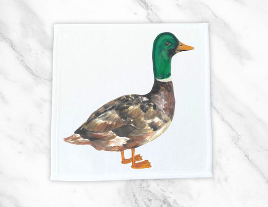 Mallard Duck Washcloth – Nature - Inspired Charm - MerikaArt