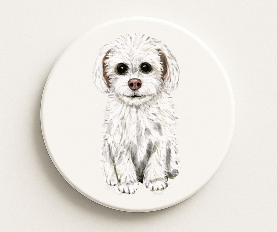 Maltese Ceramic Coaster - MerikaArt
