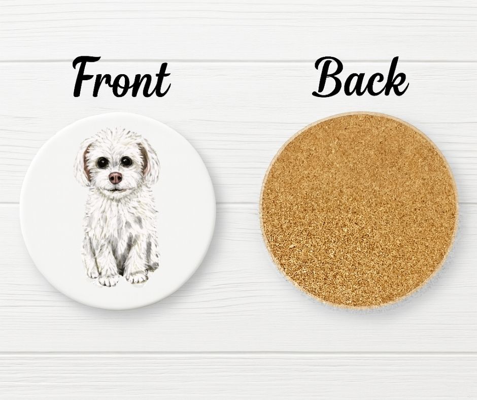 Maltese Ceramic Coaster - MerikaArt