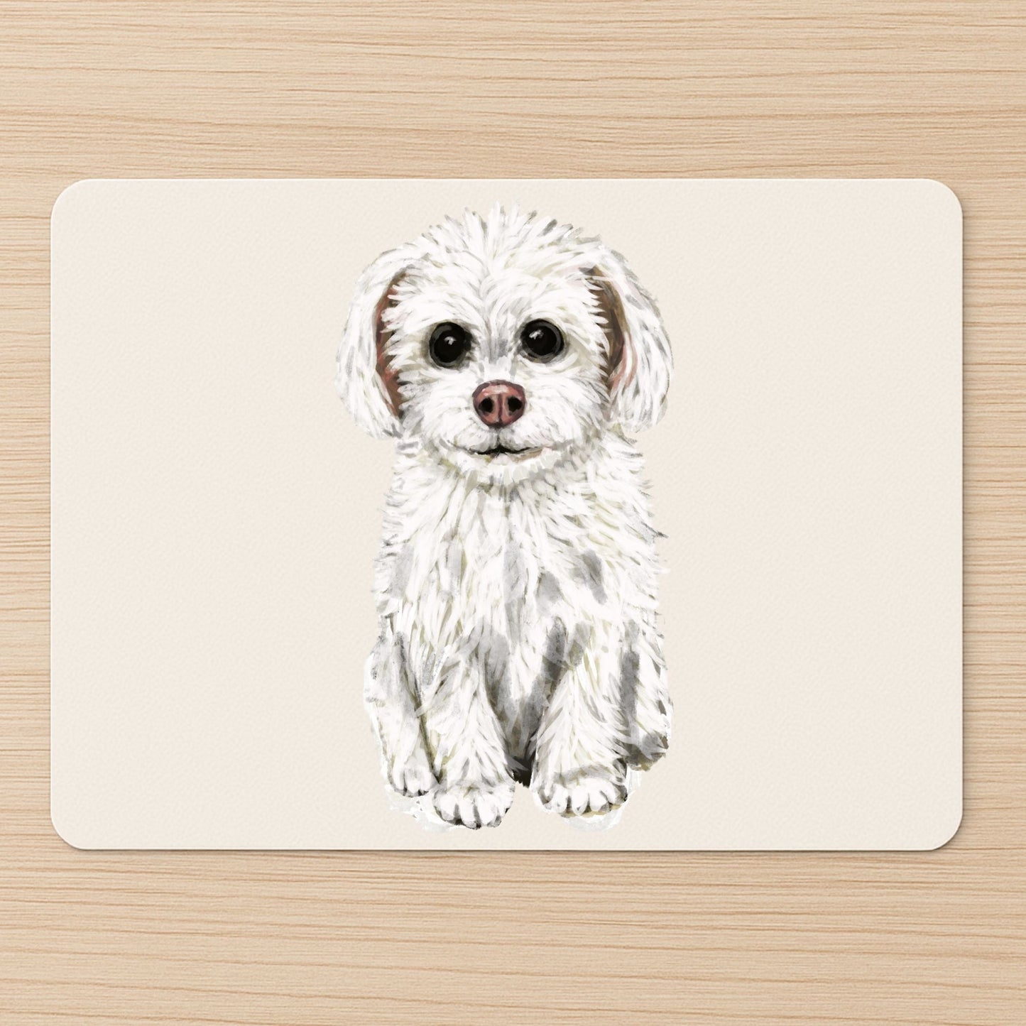 Maltese Dog Mousepad - MerikaArt