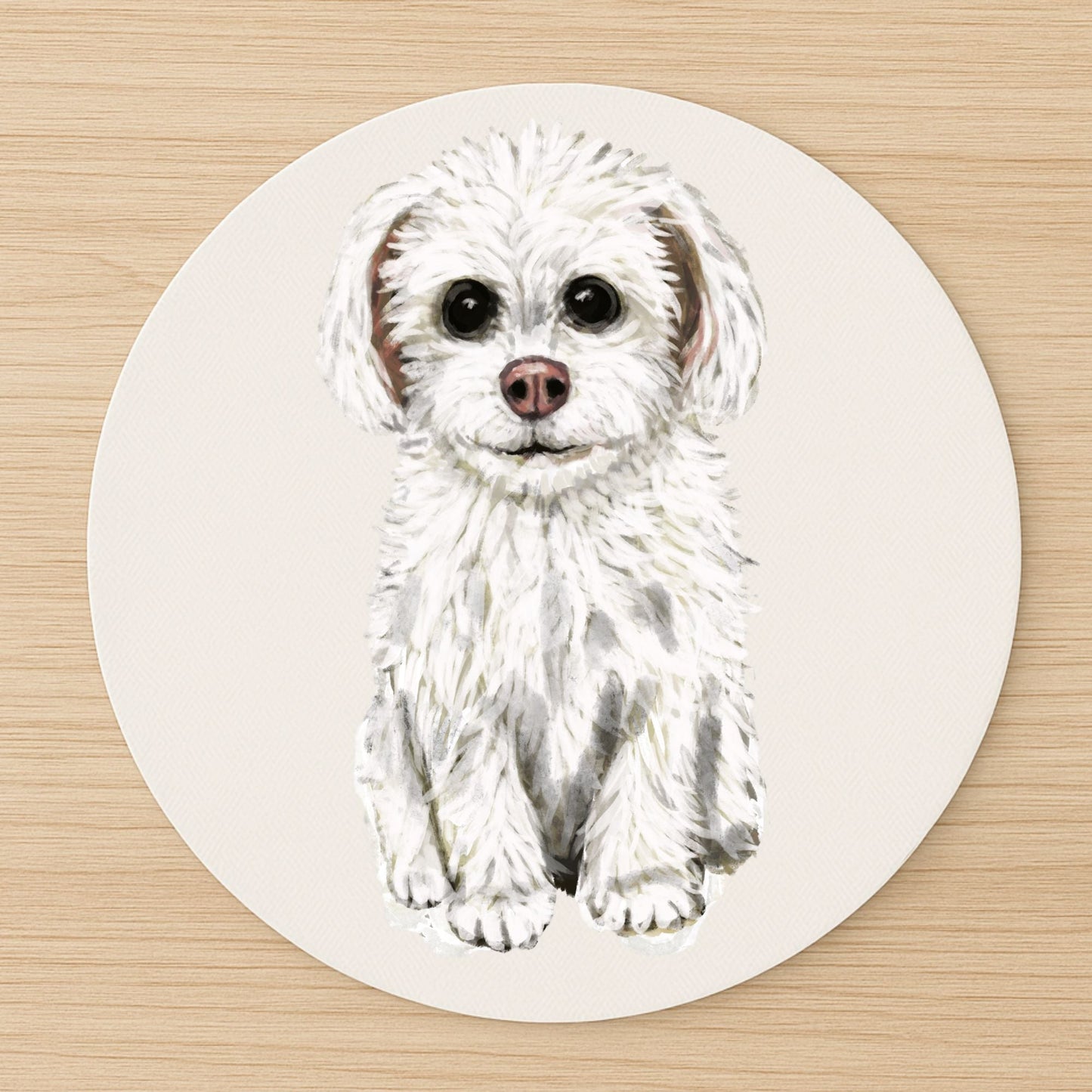Maltese Dog Mousepad - MerikaArt