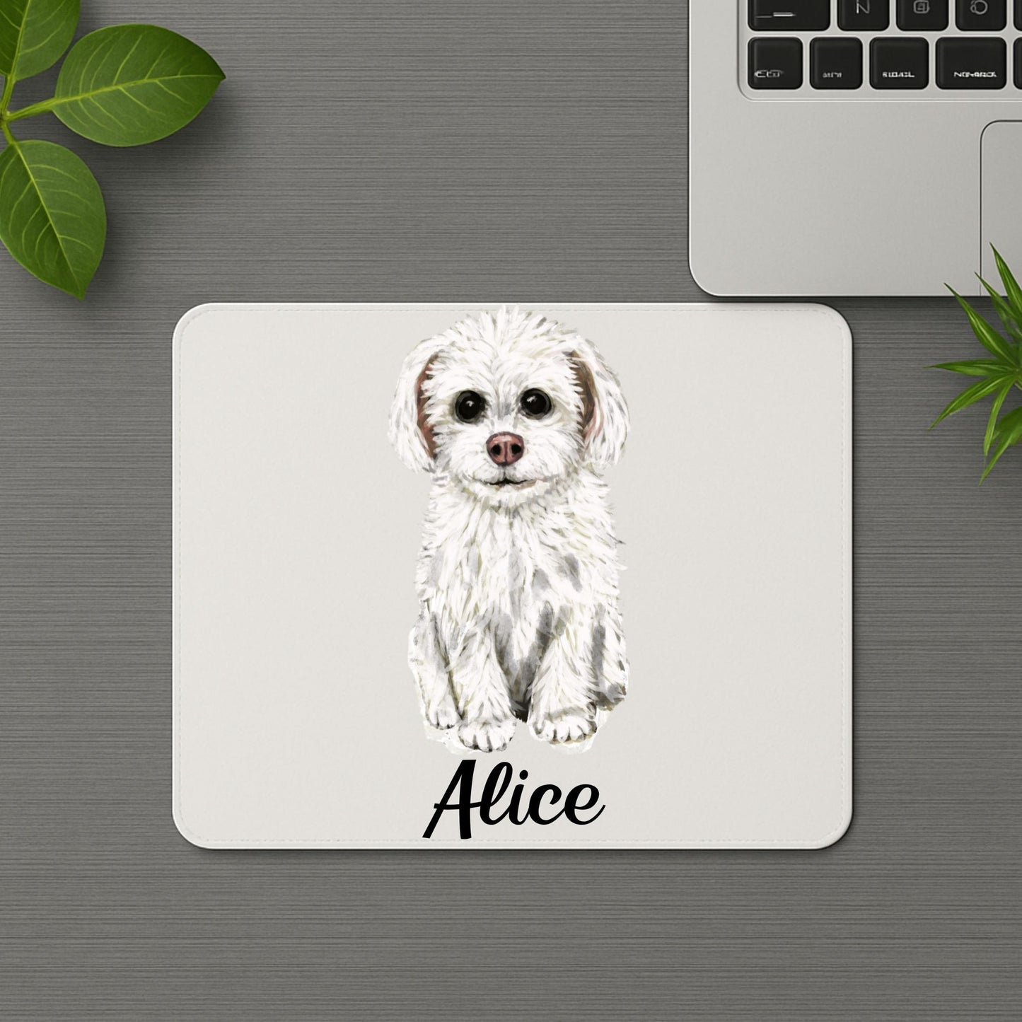 Maltese Dog Mousepad - MerikaArt