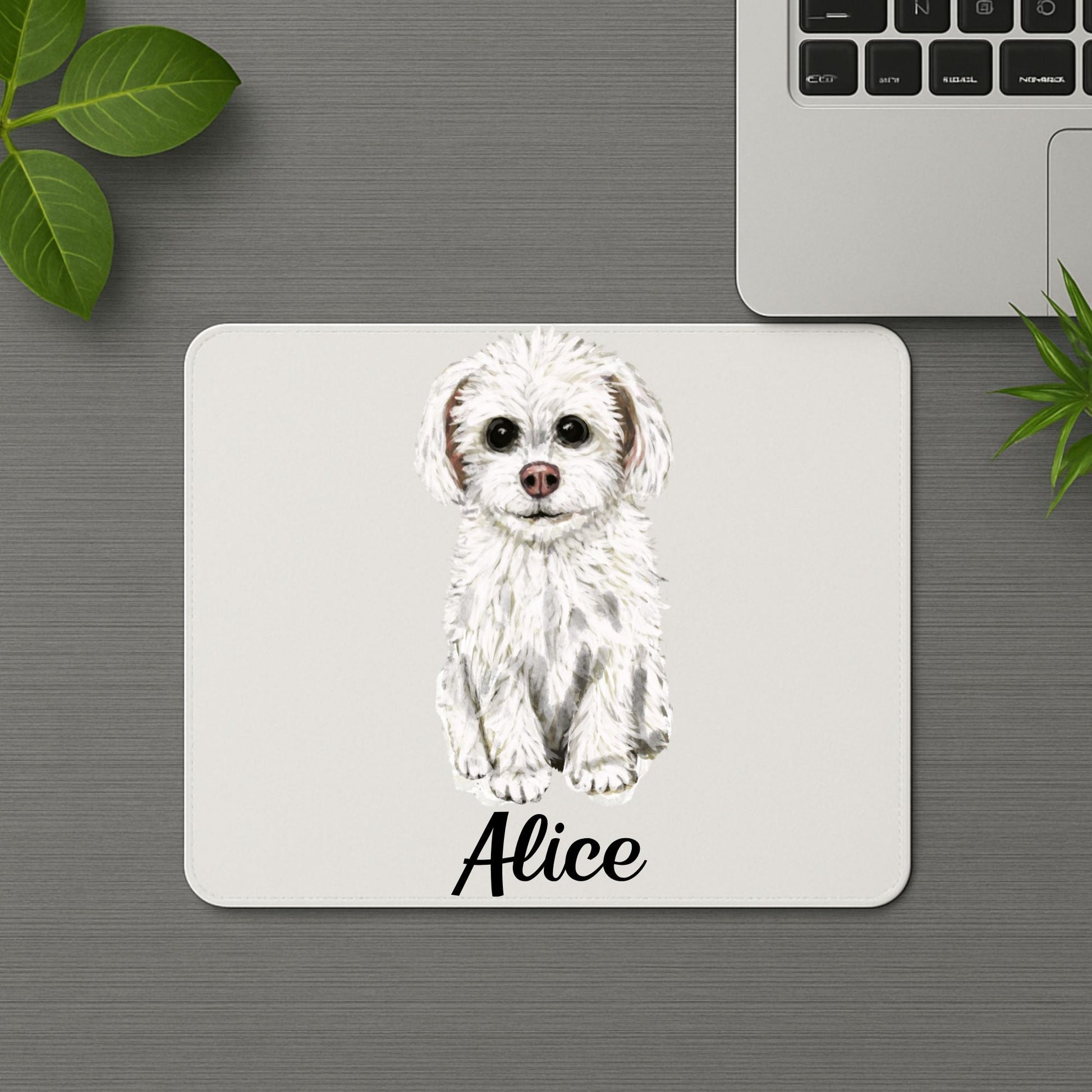 Maltese Dog Mousepad - MerikaArt