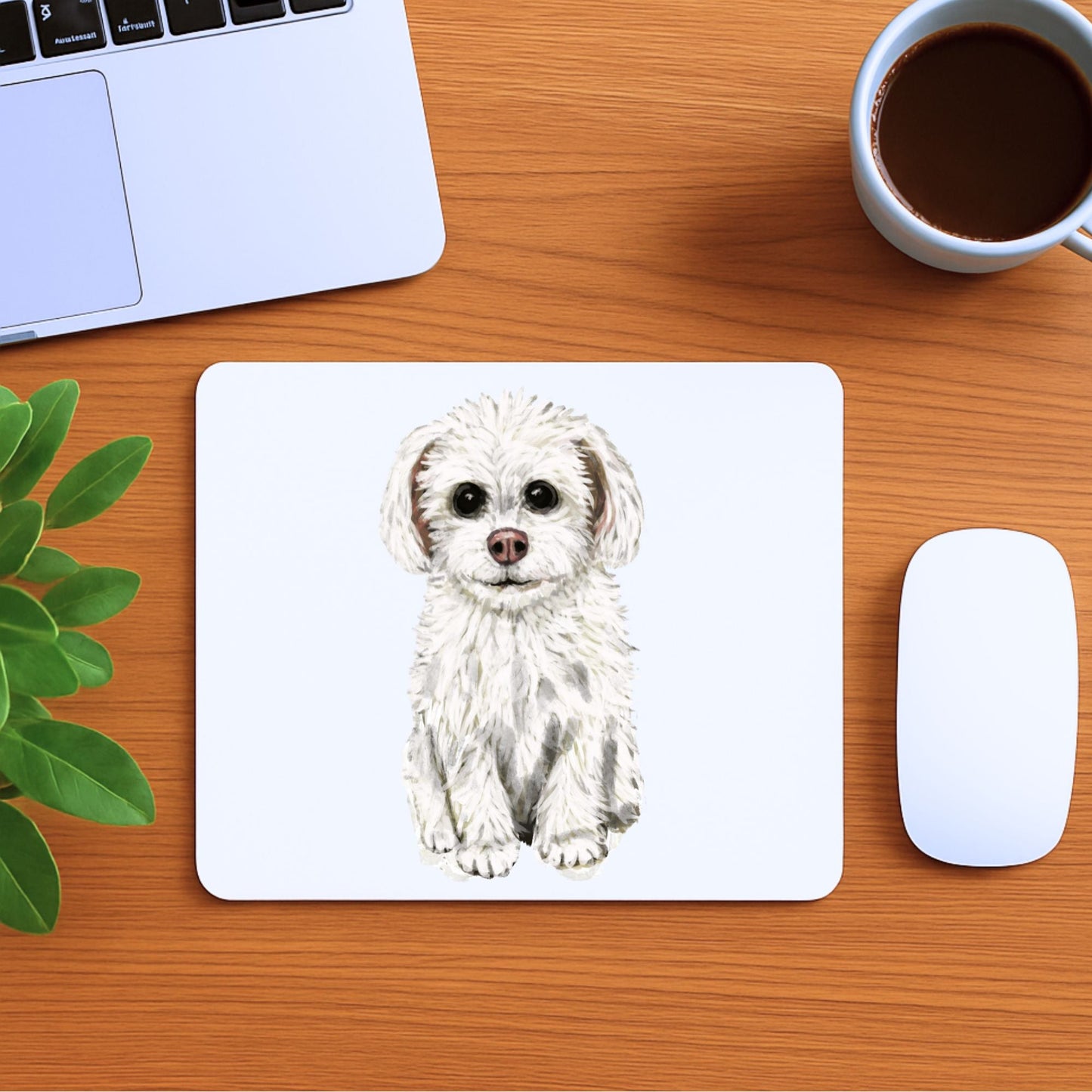 Maltese Dog Mousepad - MerikaArt