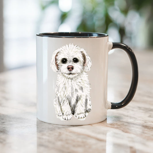 Maltese Dog Mug - MerikaArt
