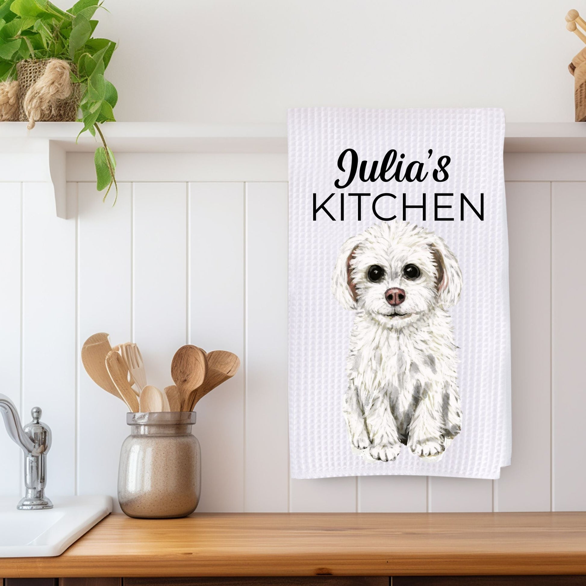 Maltese Kitchen Towel - MerikaArt