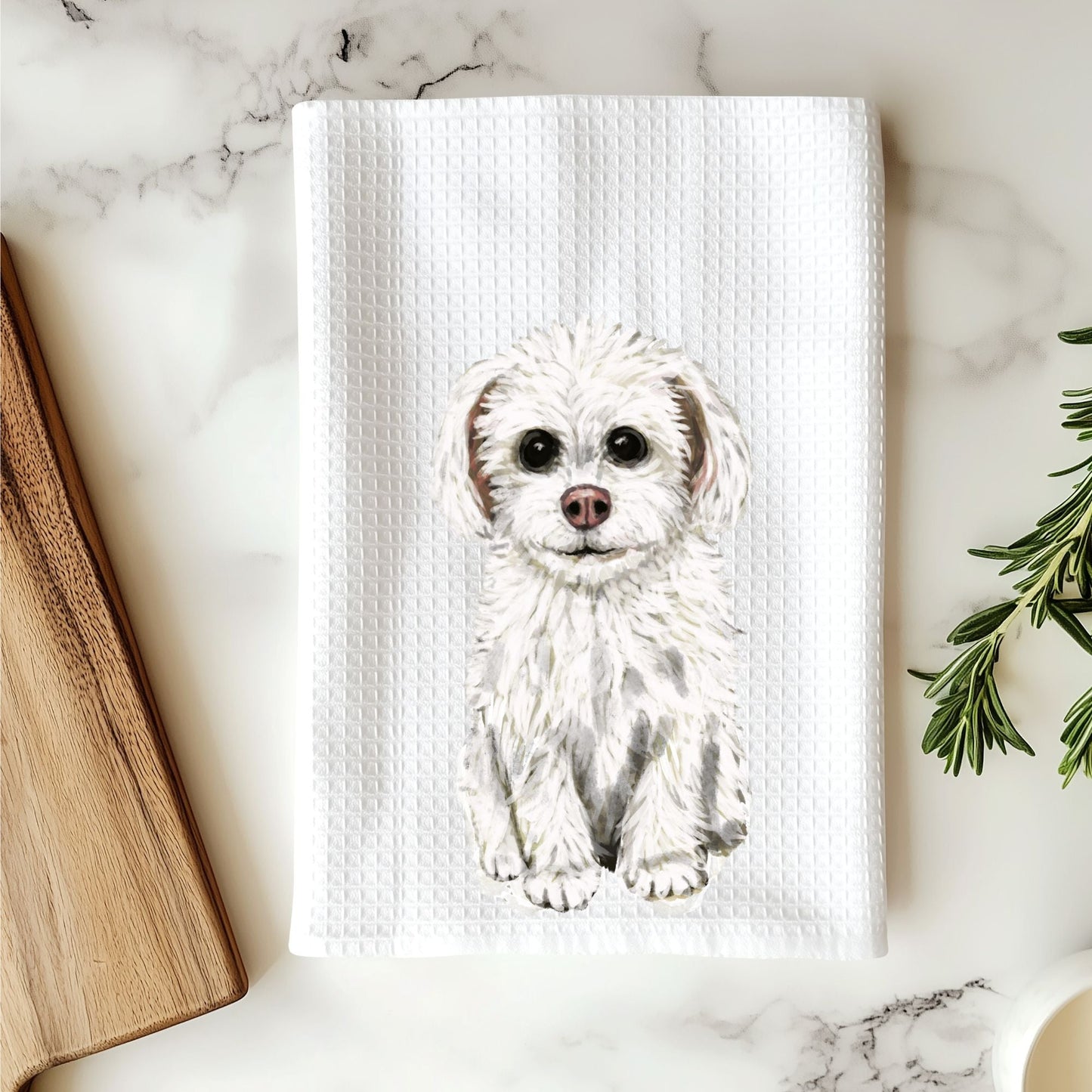 Maltese Kitchen Towel - MerikaArt