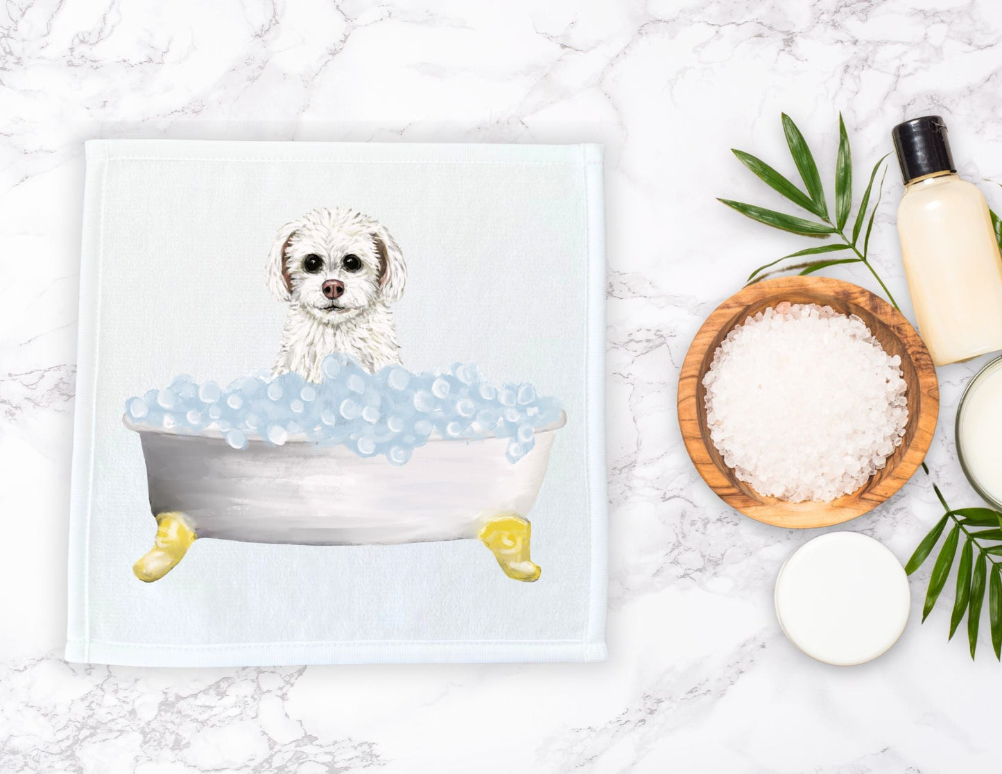 Maltese Washcloth - MerikaArt
