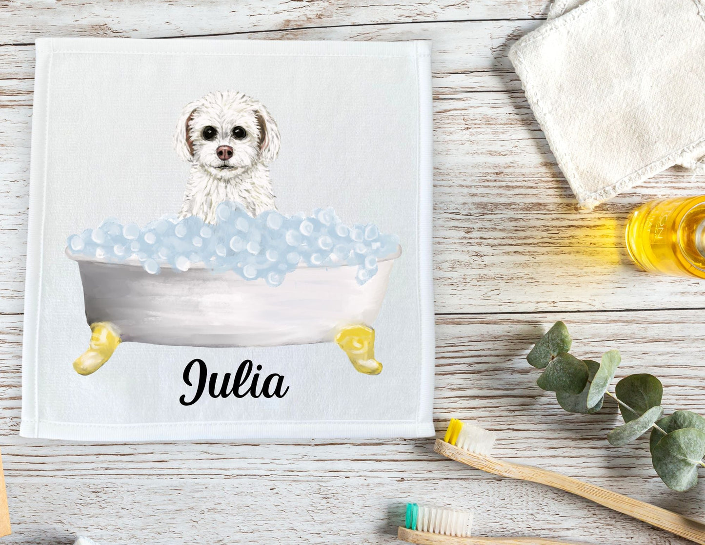 Maltese Washcloth - MerikaArt