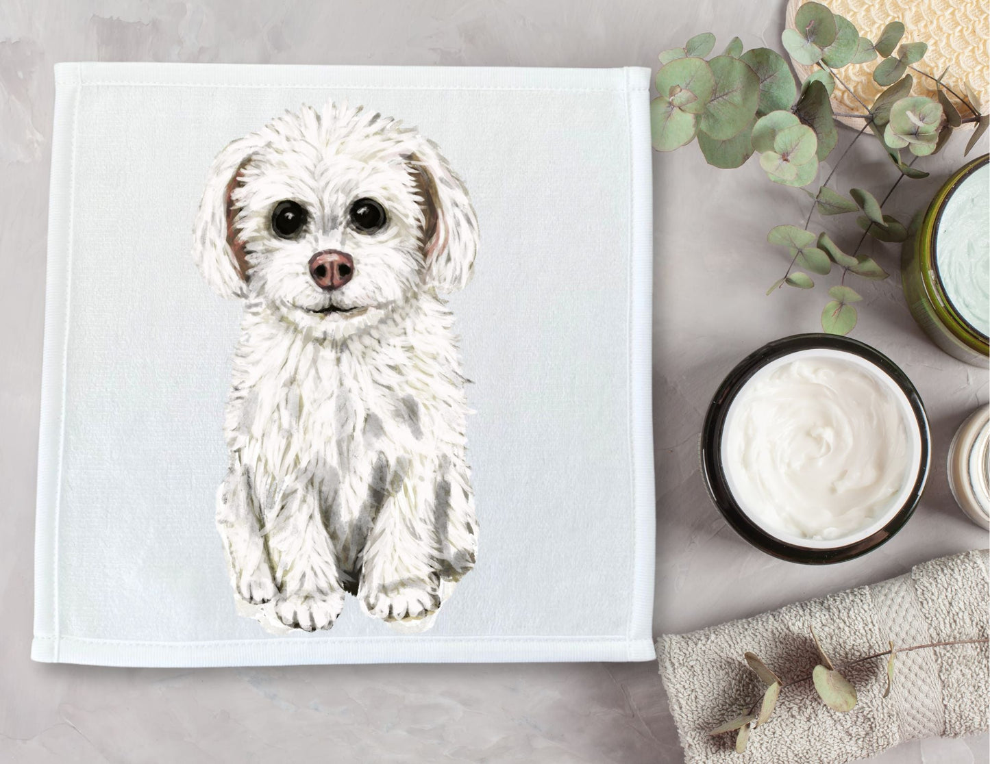 Maltese Washcloth - MerikaArt