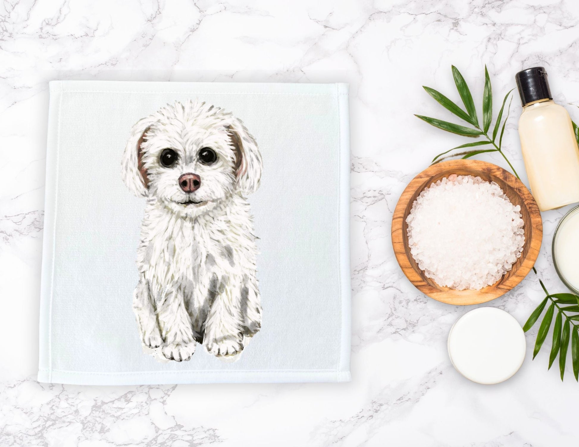 Maltese Washcloth - MerikaArt